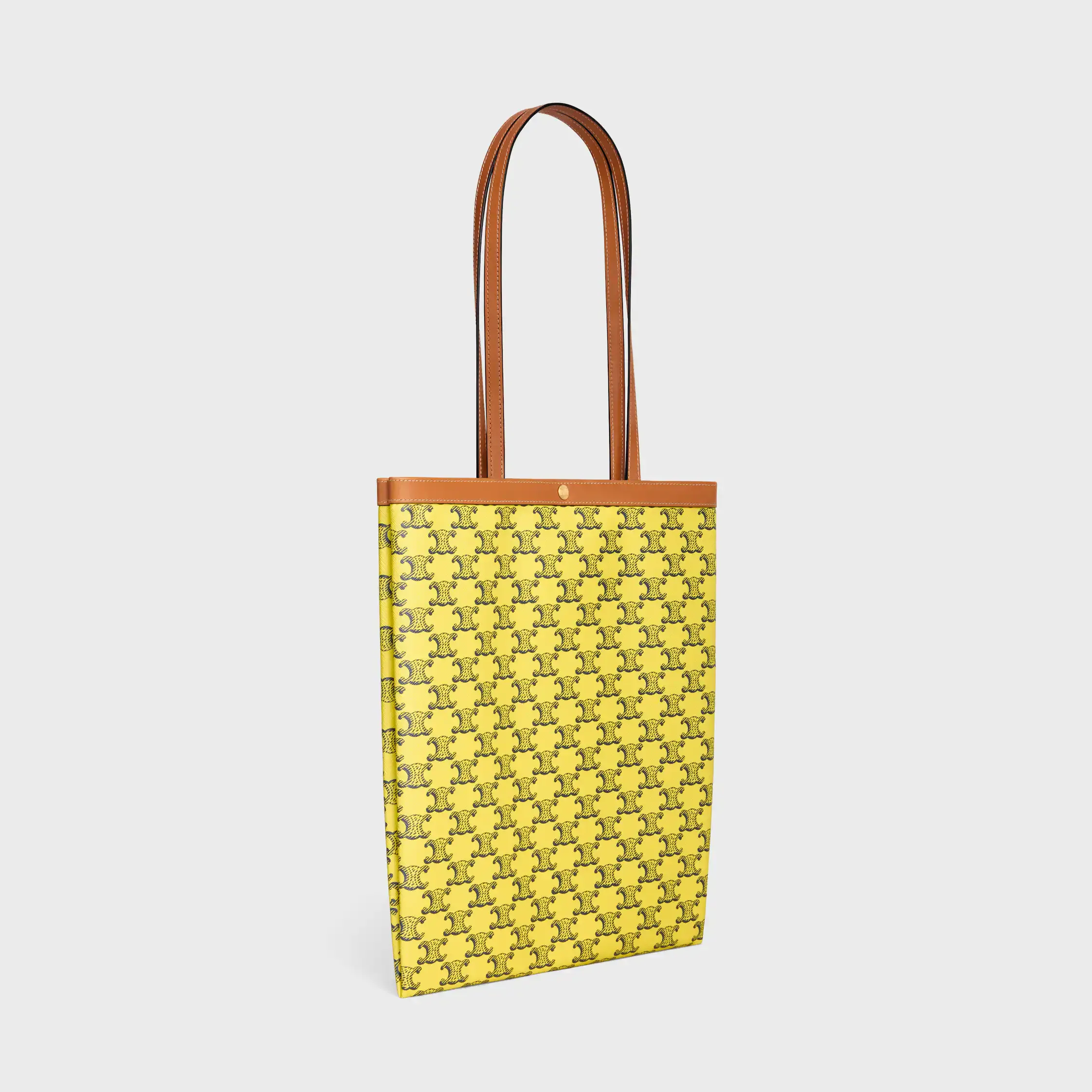 MITTELGROßE FLACHE EINKAUFS-TASCHE AUS TRIOMPHE-LEINEN