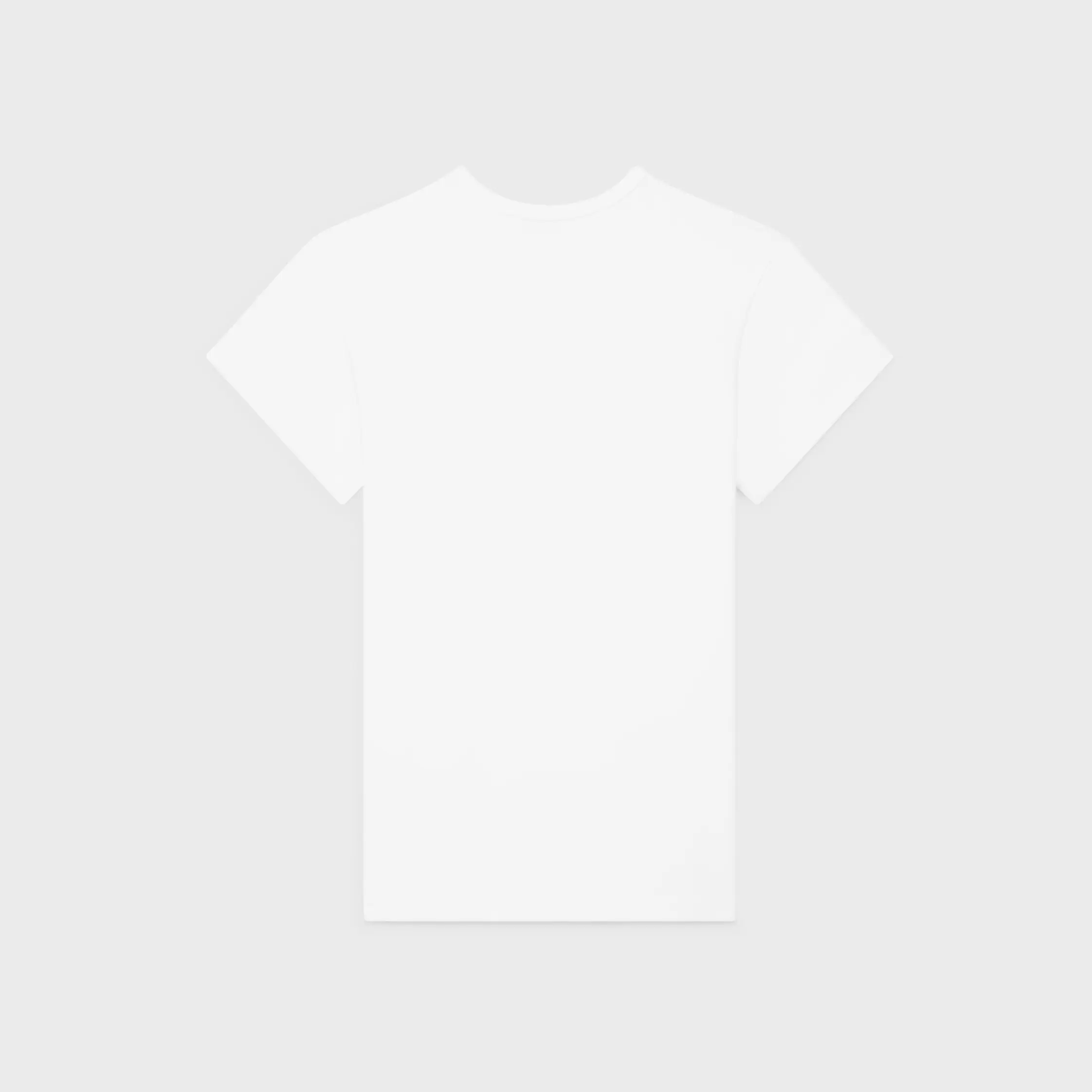 Regular T-Shirt aus geripptem Baumwolljersey