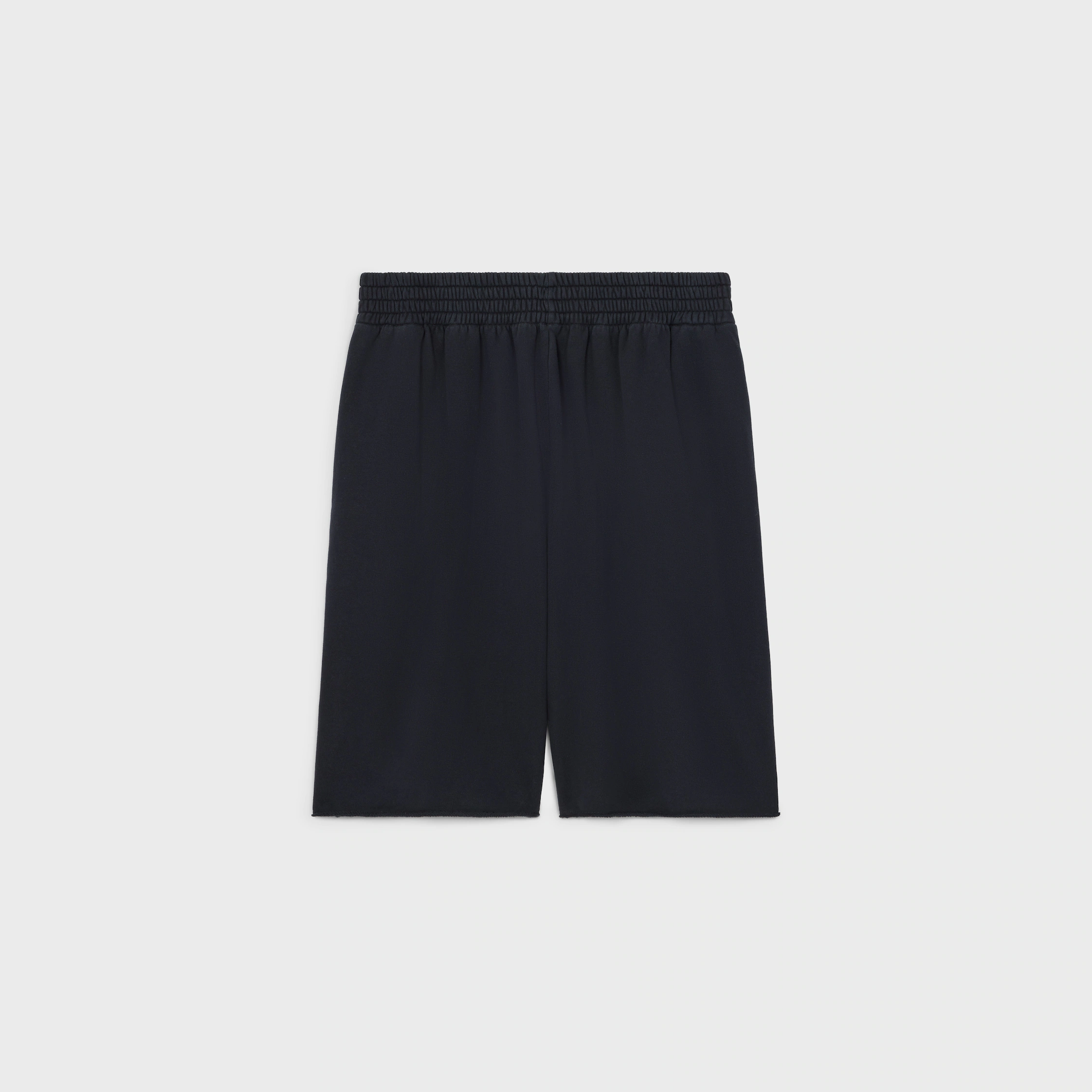 Shorts aus Baumwollfleece