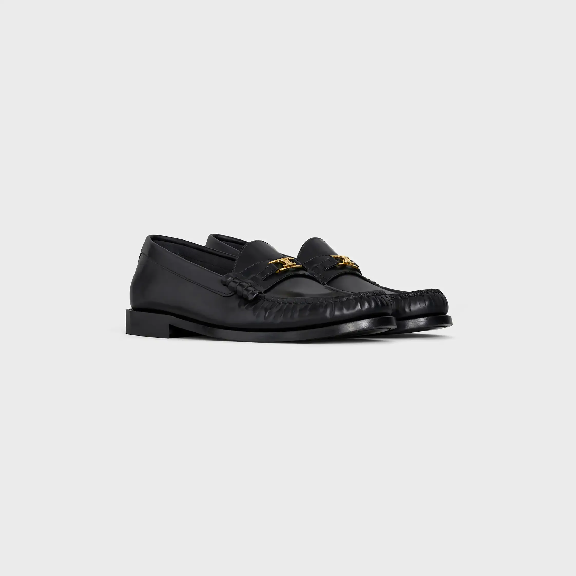 CELINE LUCO LOAFER AUS GEPOLIERTER RINDHaut