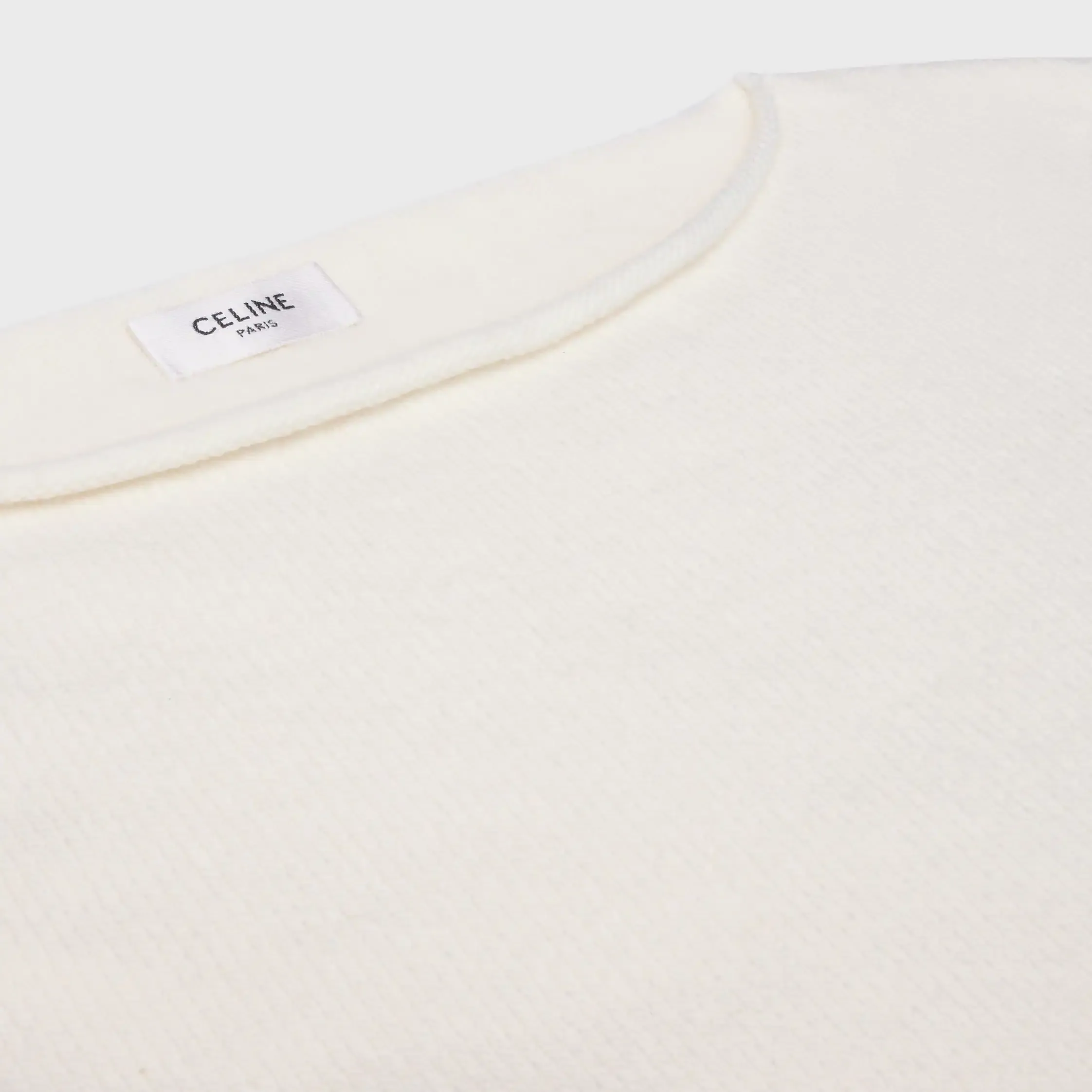Pullover mit Rundhals in Wolle und Kaschmir