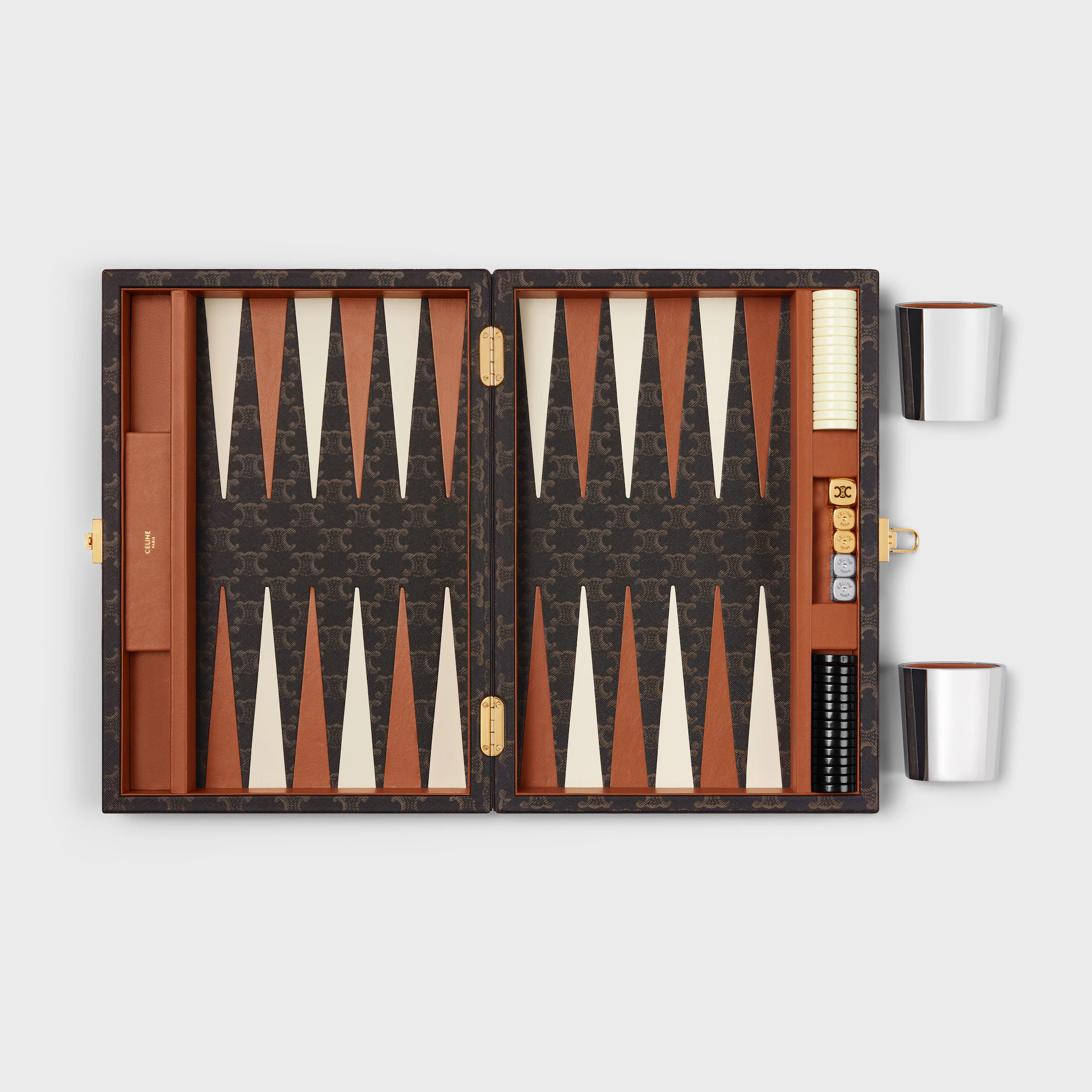 BACKGAMMON IN TRIOMPHE-LEINEN