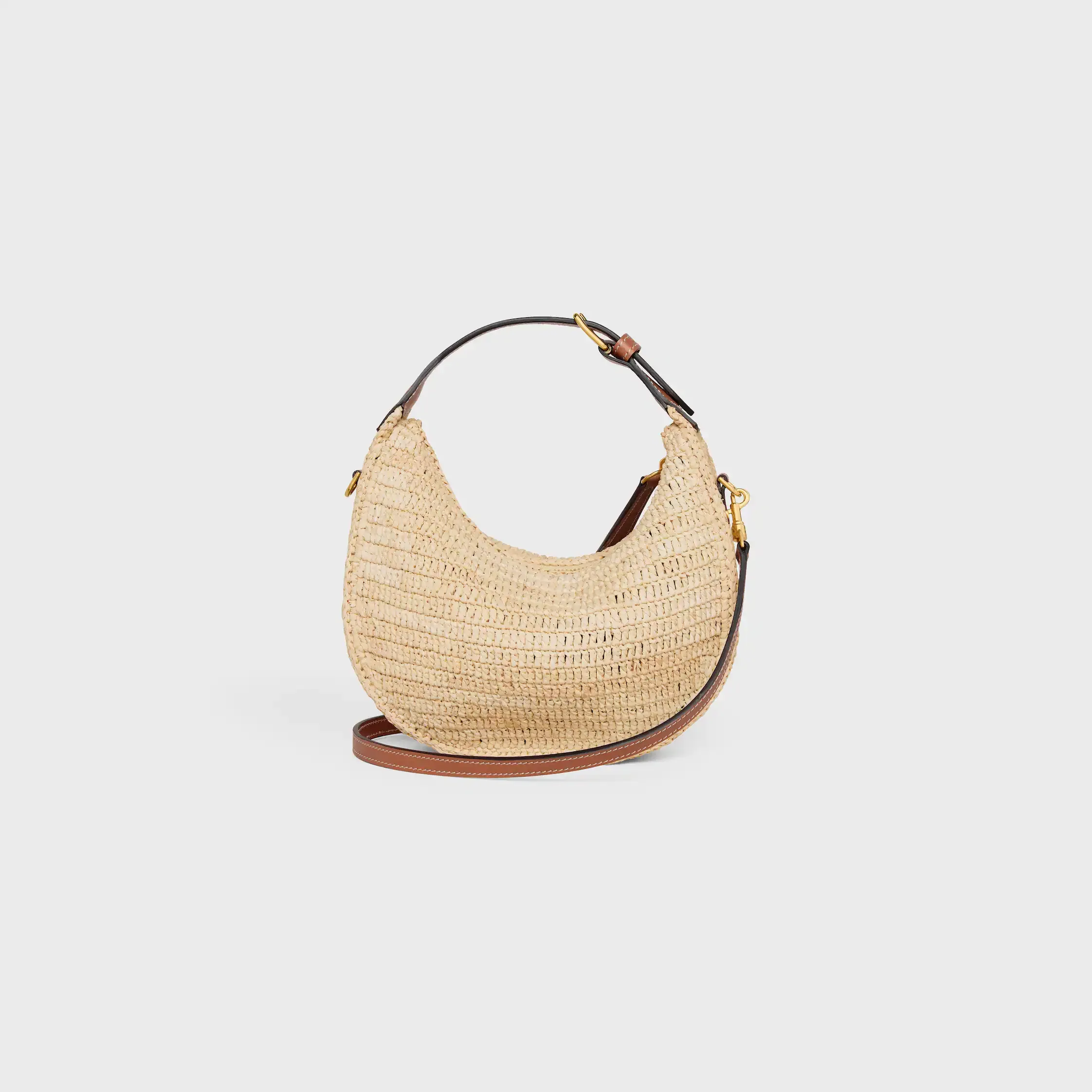 Teen Celine Lulu IN RAFFIA UND NATÜRLICHES KALBSLEDER