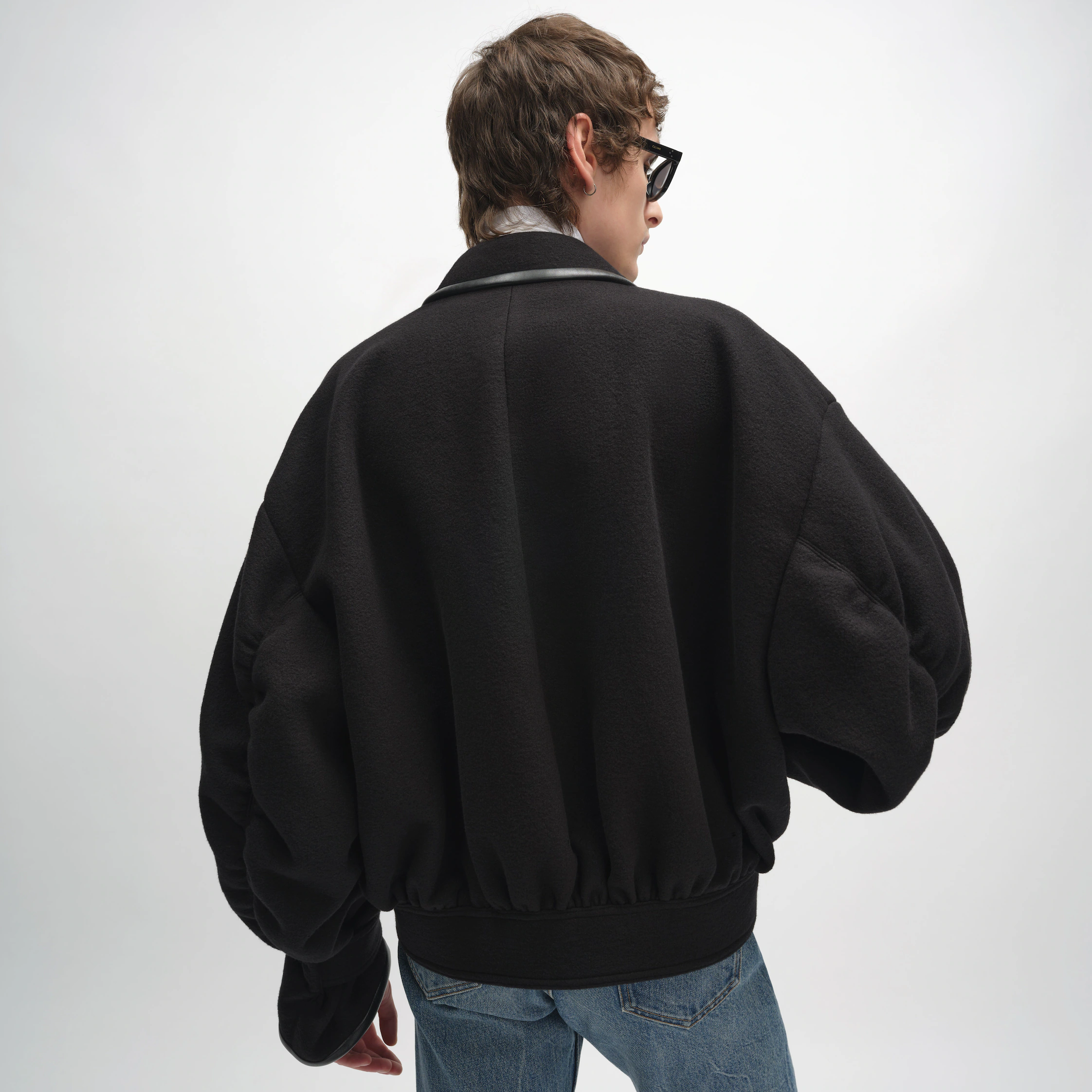 Jacke IN Doppelte-Face-Wolle-Fell