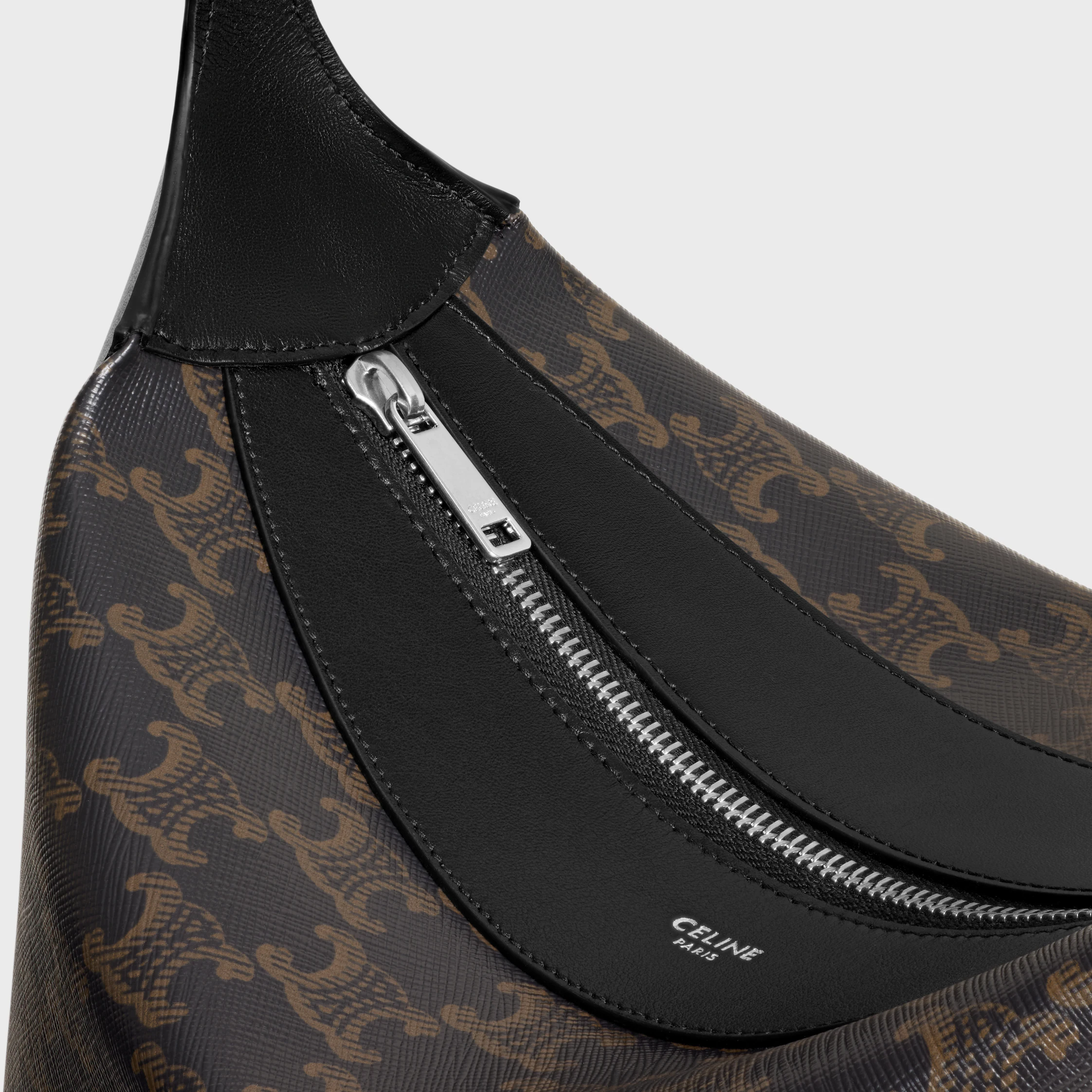 CROSSBODY-TASCHE HARRY AUS TRIOMPHE-LEINEN UND KALBSLEDER
