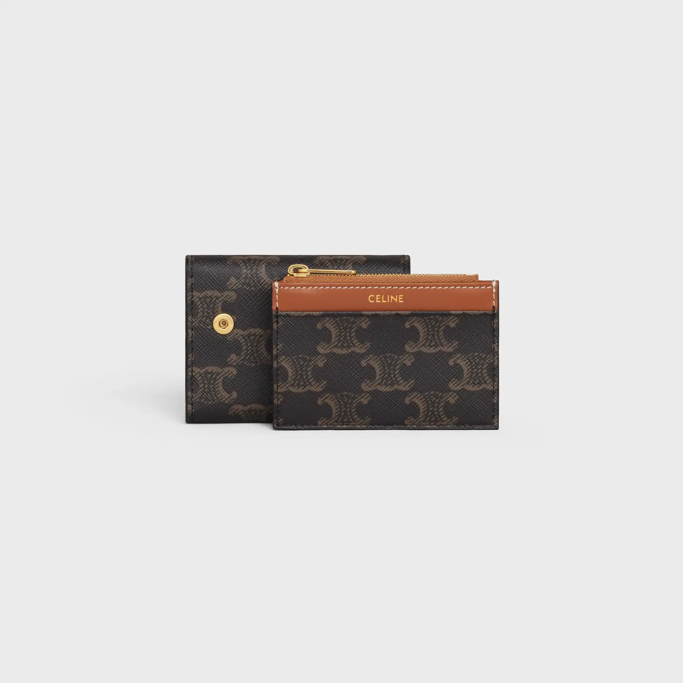 KOMPAKTES Brieftasche mit Münze TRIOMPHE in Triomphe Canvas