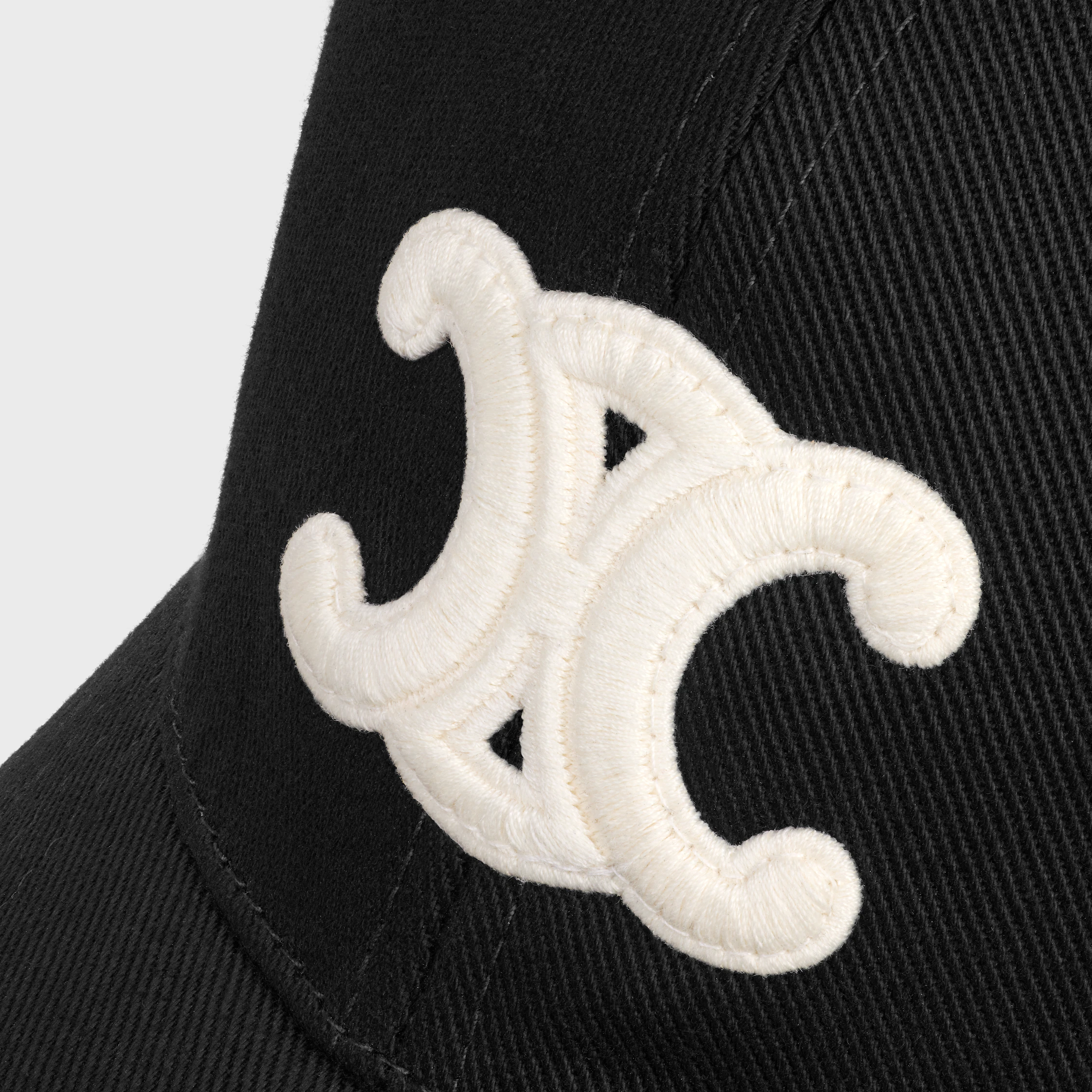 Baseballcap triomphe aus Baumwoll-Denim