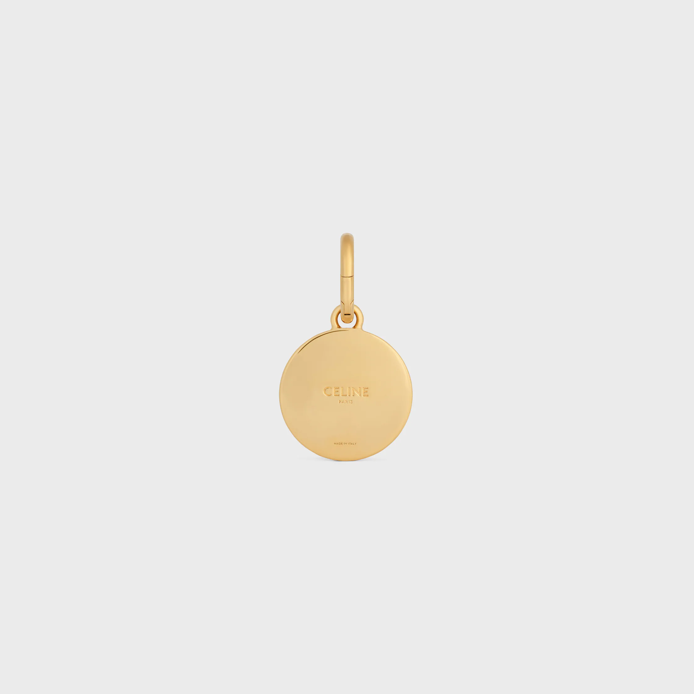 CHARMS MEDAILLE AUS EMAIL UND BRONZE MIT GOLDFINISH