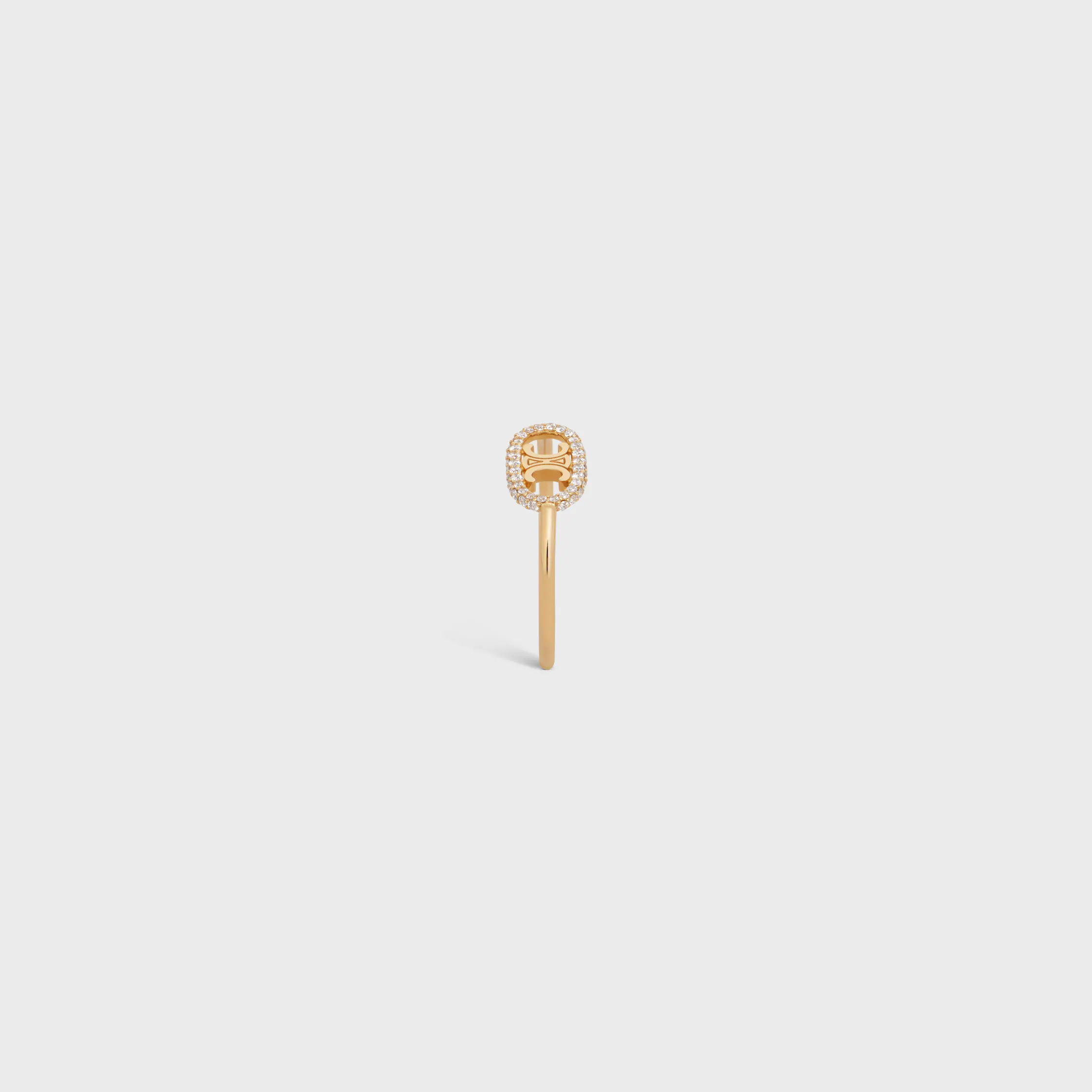 Maillon Triomphe Ring aus Gelbgold und Diamanten
