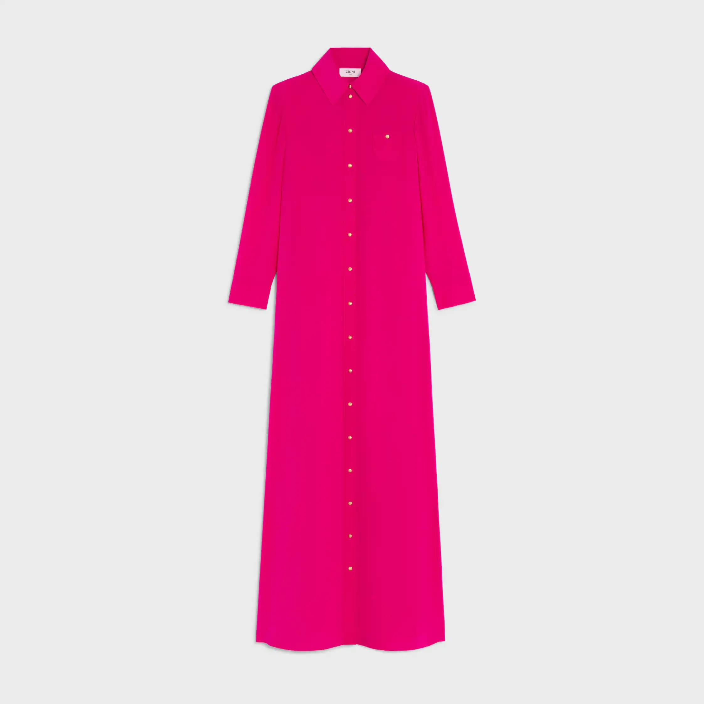 Kleid IN Acetat-Seidencrepe