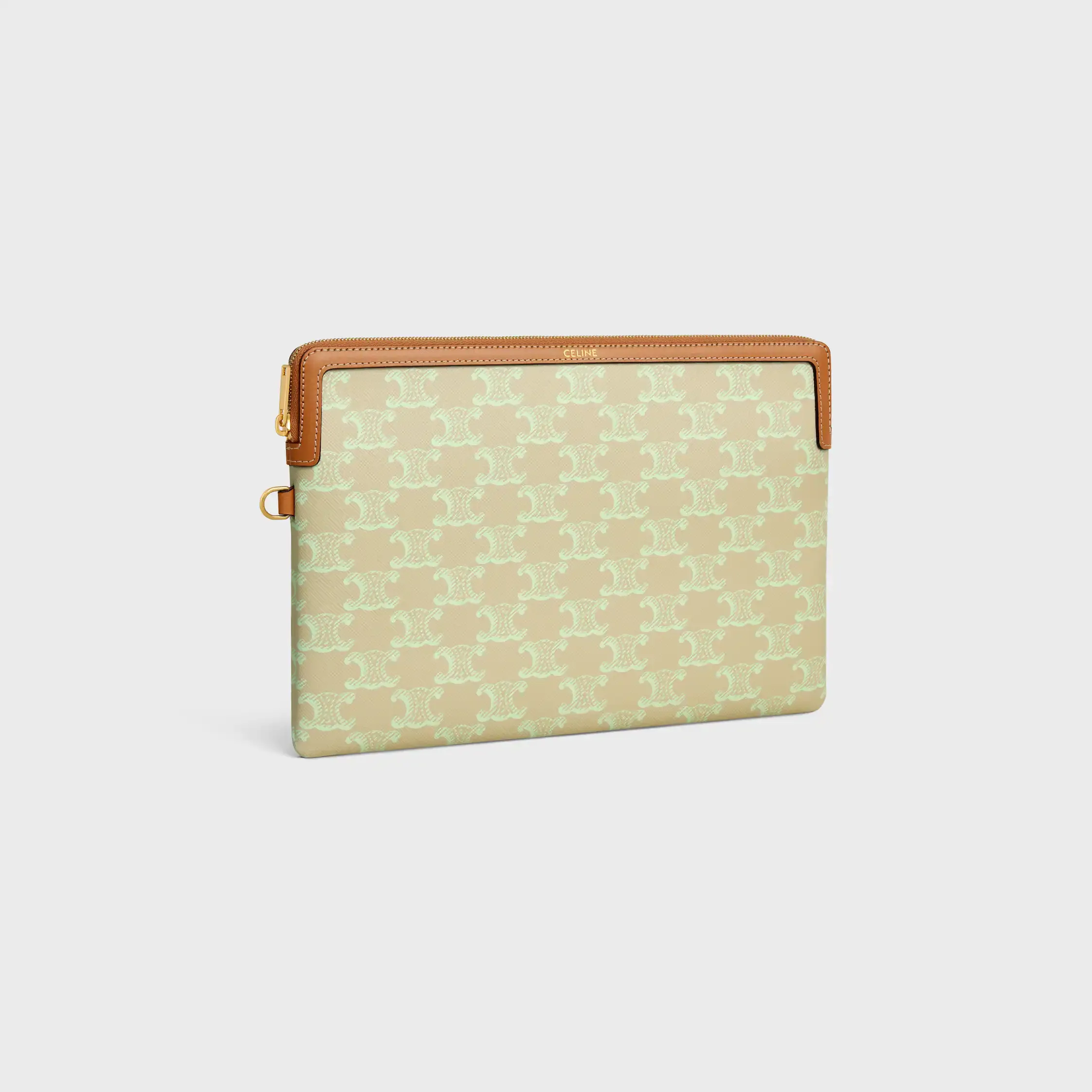 KLEINE TASCHE MIT GÜRTEL CUIR TRIOMPHE IN TOILE TRIOMPHE UND VEAU