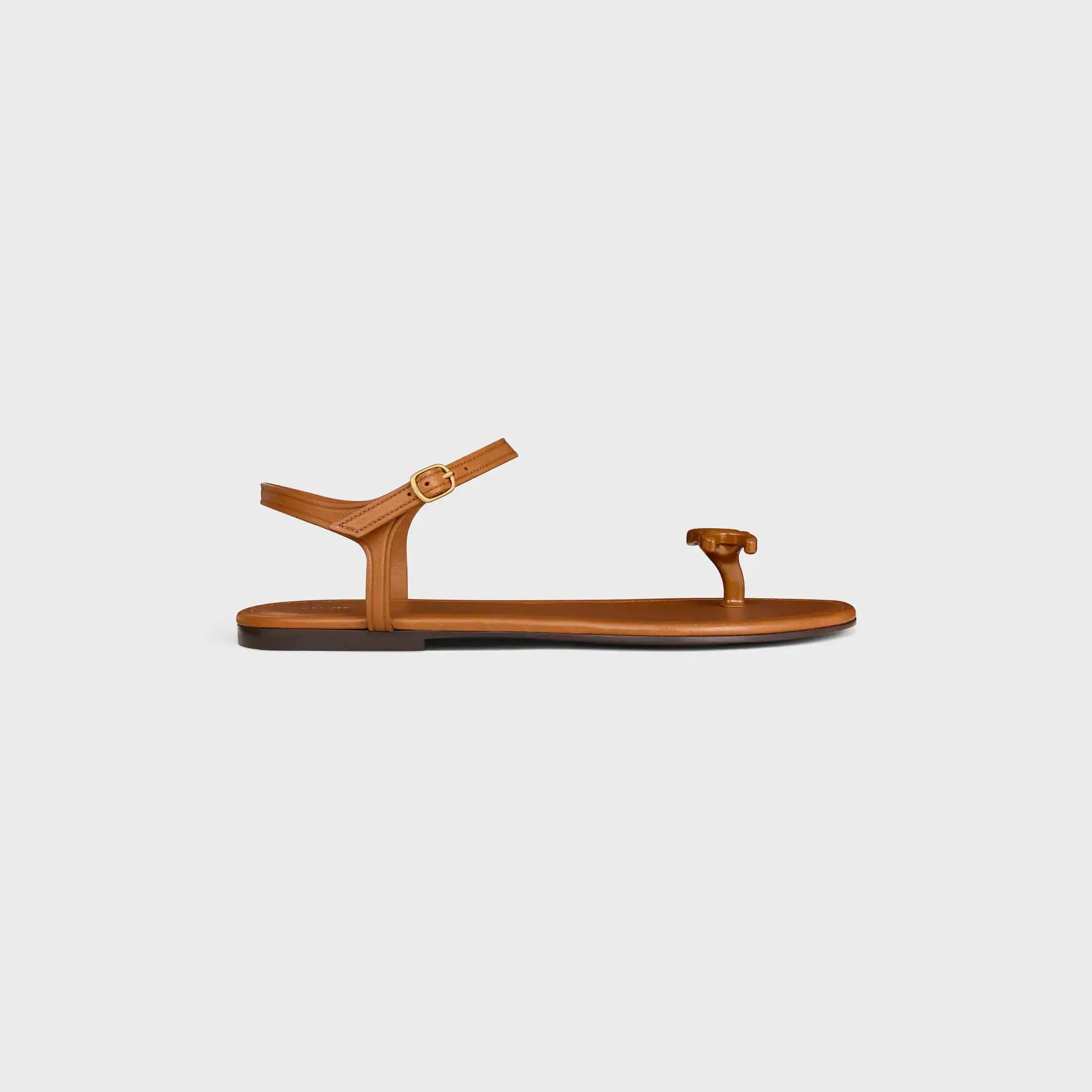 BAY - TRIOMPHE THONG SANDALE AUS WEICHEM KALBSLEDER
