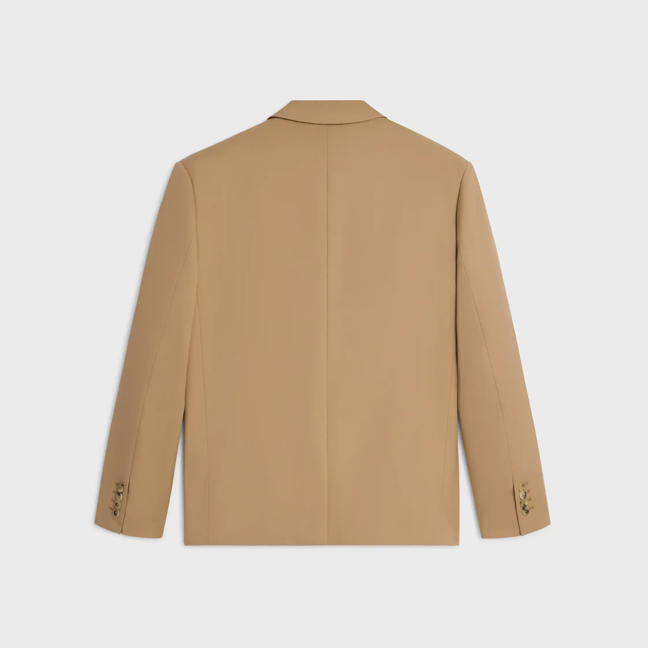 Maßgeschneiderter Mantel aus Stretch-Wollgabardine