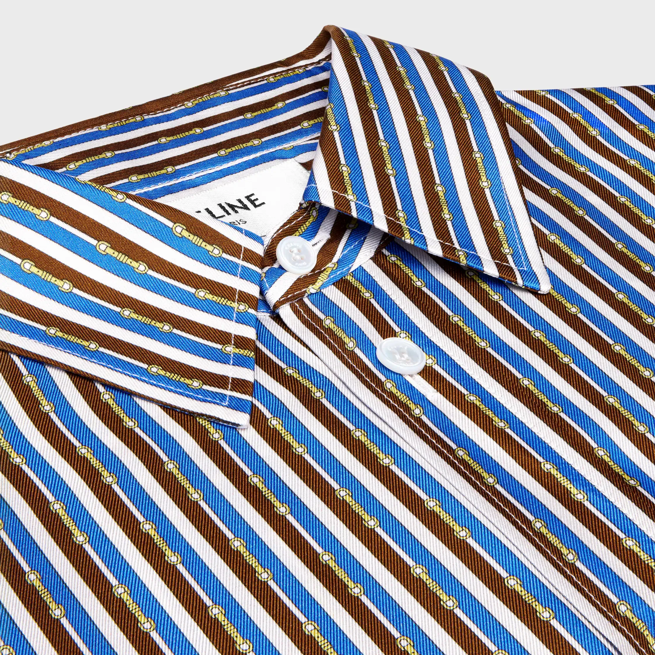 oversized Hemd aus Seiden-Twill