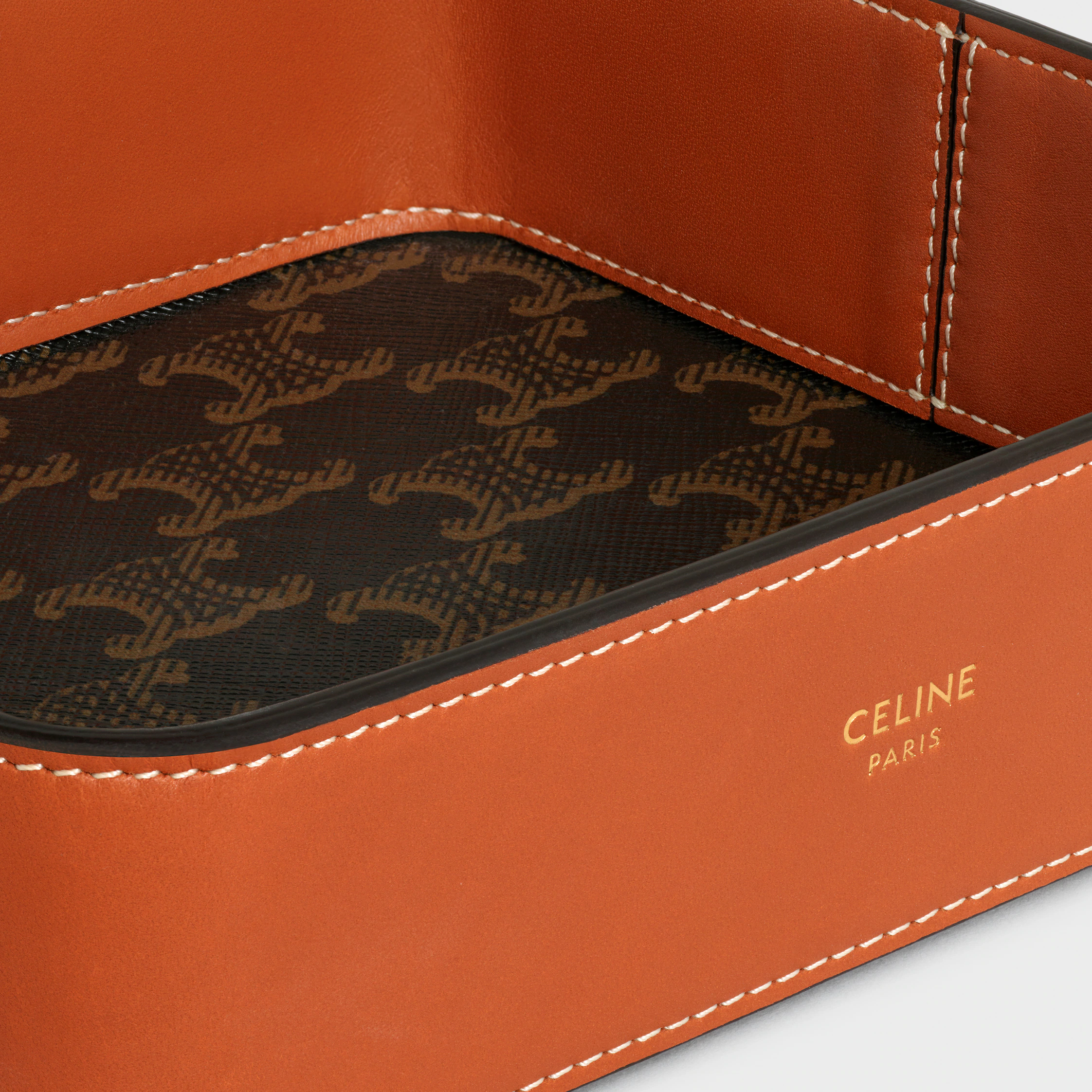 Trinket-Schale aus Triomphe Canvas und Kalbsleder