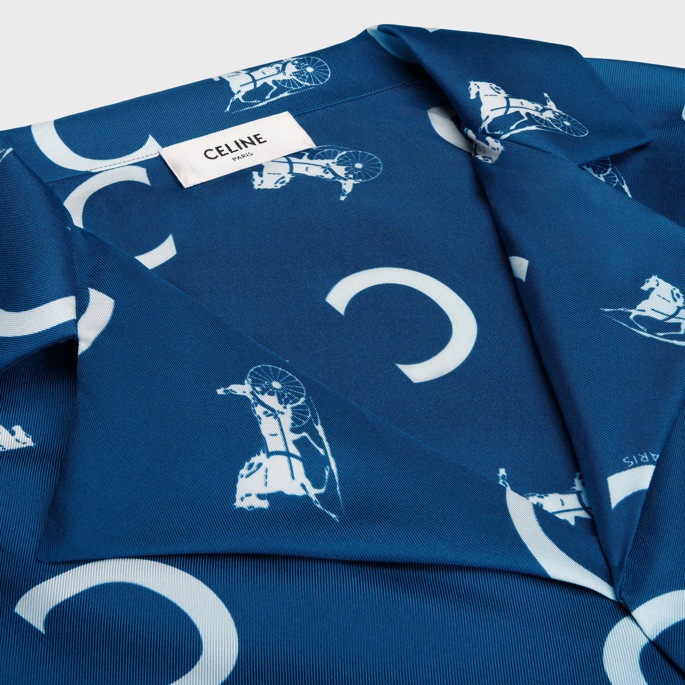 Scout-Hemd aus Seiden-Twill