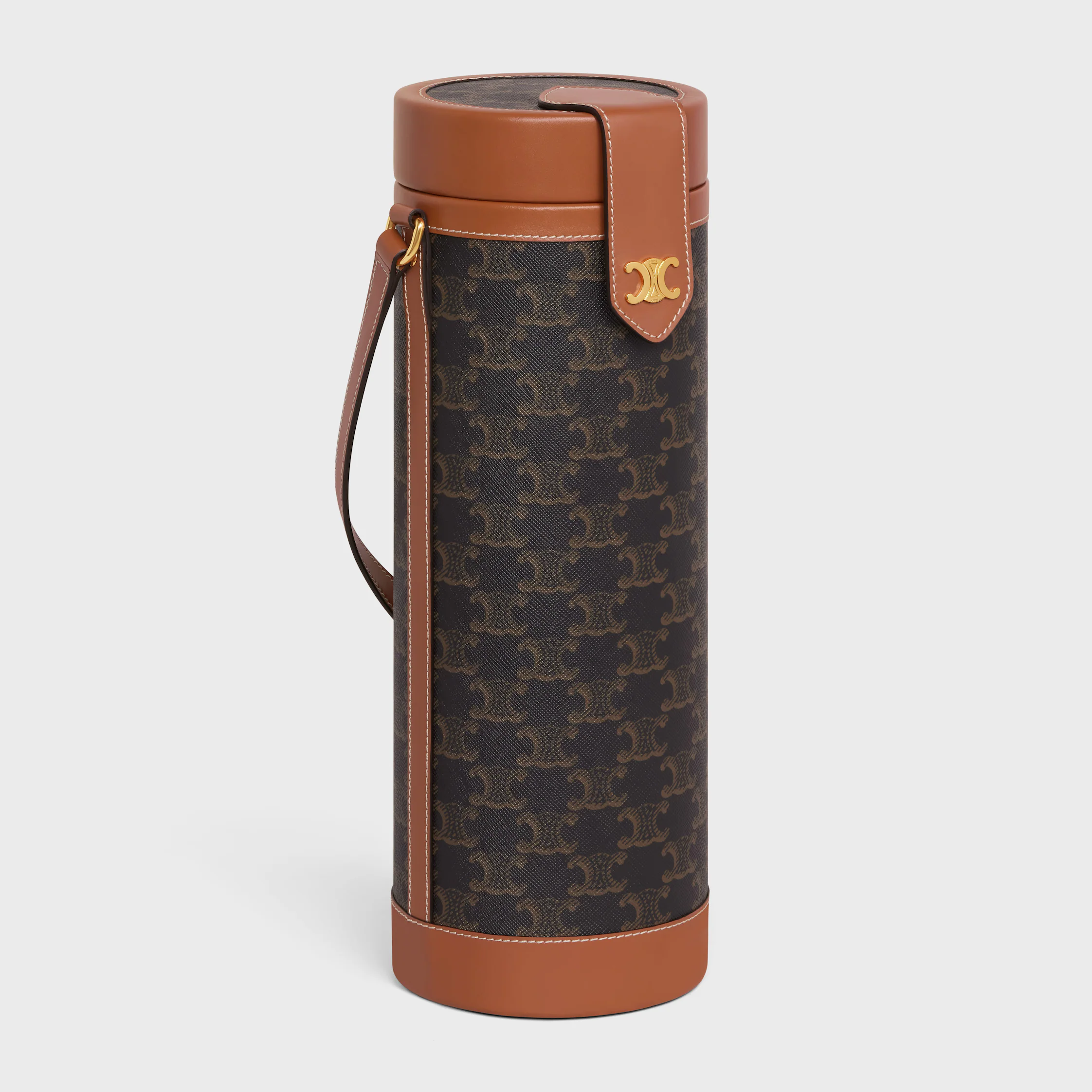 Champagner-Case aus Triomphe-Canvas und Kalbsleder