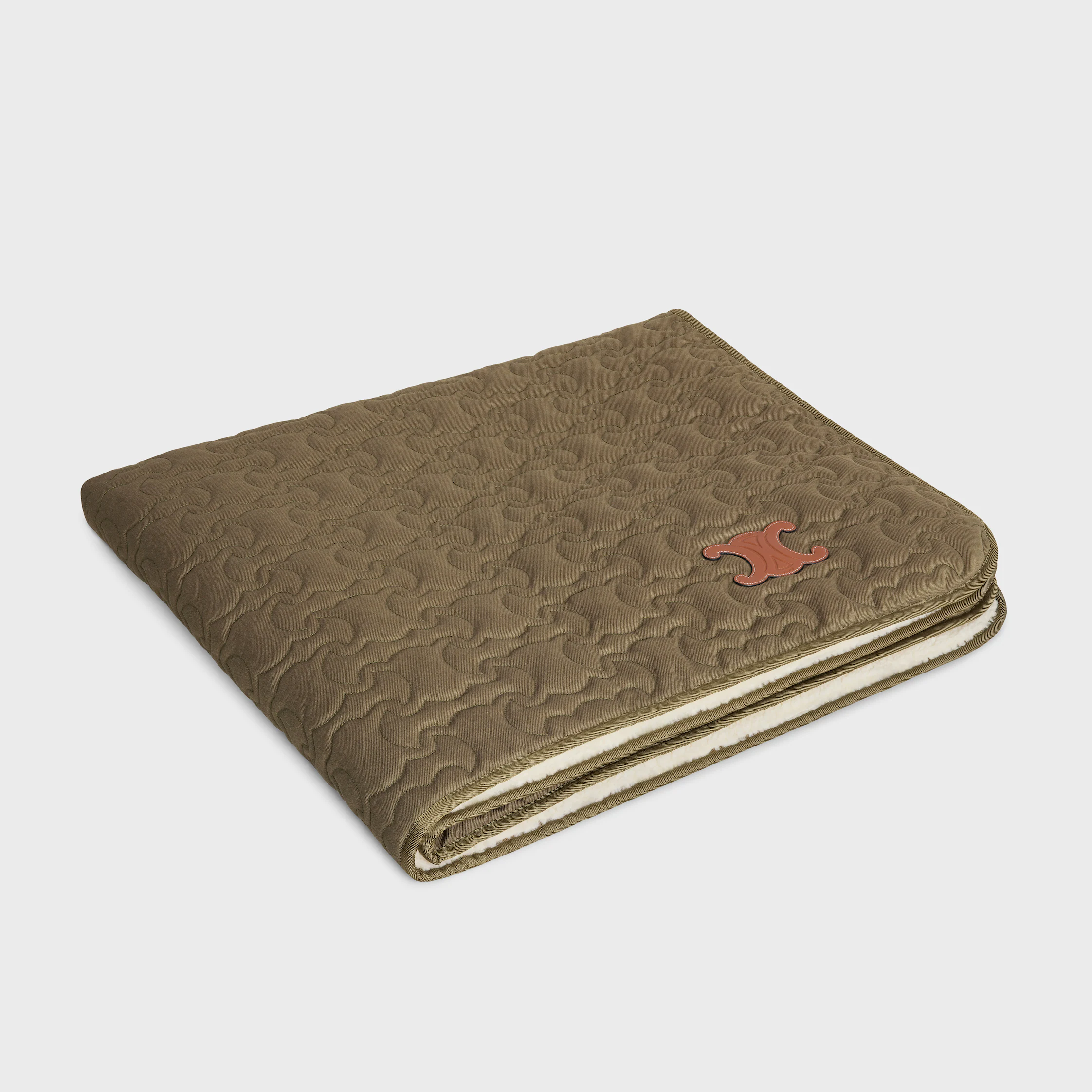 Hundekleid aus gestepptem Gabardine-Stoff und Wollfutter