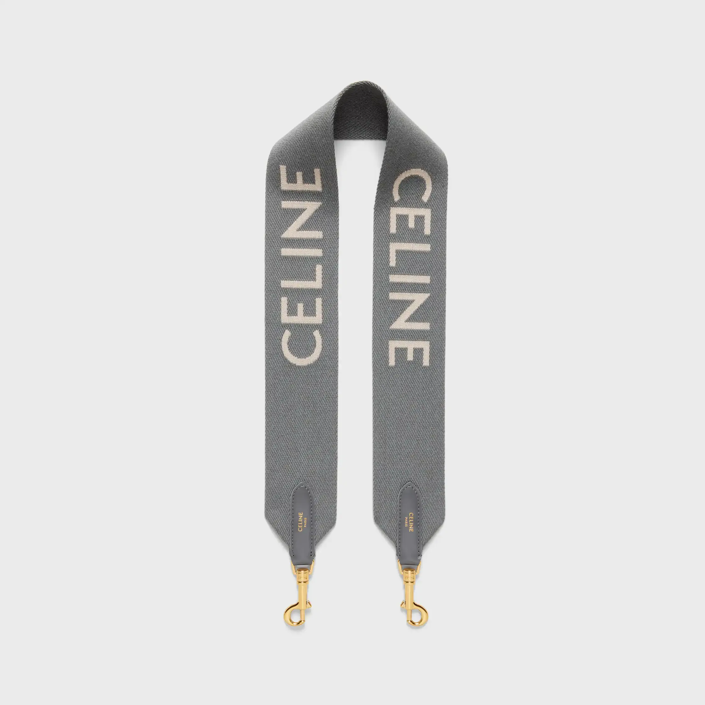 Kurzer Riemen aus Wolle mit Celine-Jacquard