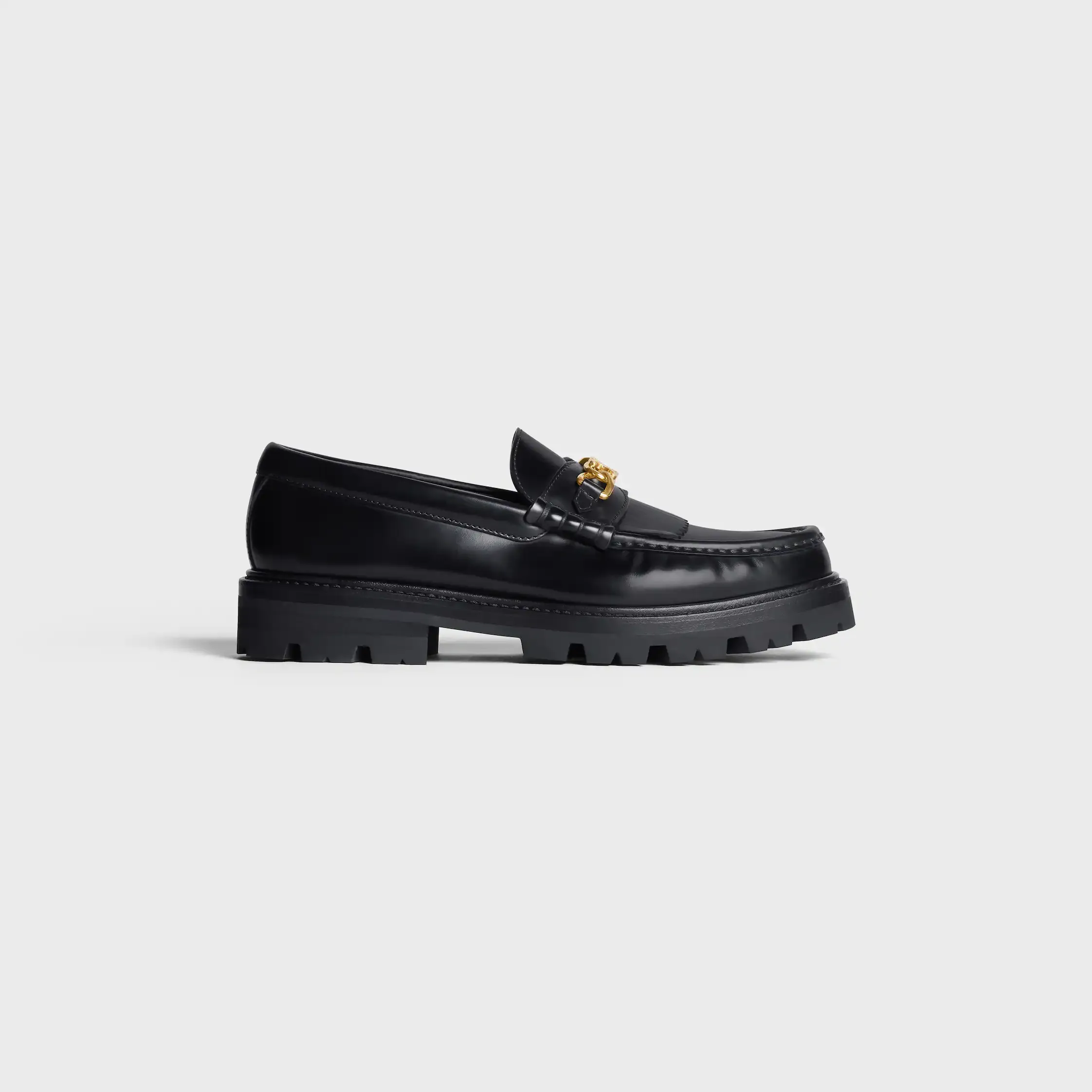MARGARET LOAFER MIT TRIOMPHE IN POLIERTER KUHLEDER
