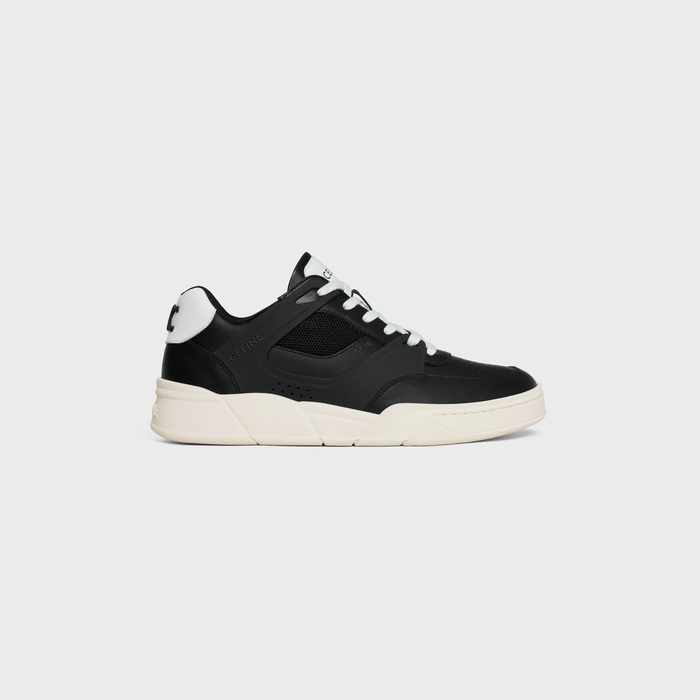 SNEAKER TRAINER CT-09 AUS KALBSLEDER UND NETZ