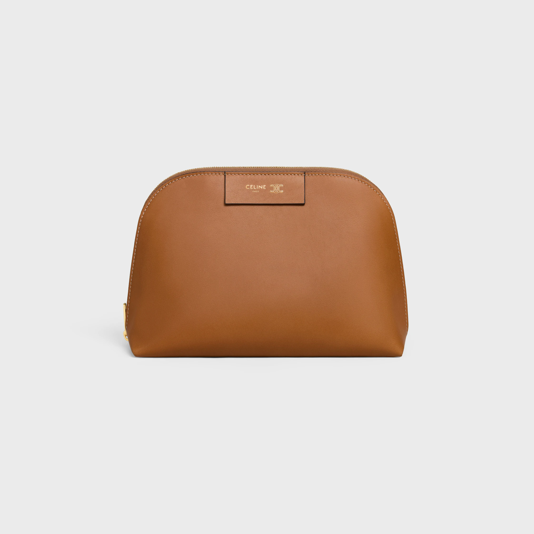 MEDIUM COSMETIC POUCH AUS GLATTEM KALBSLEDER