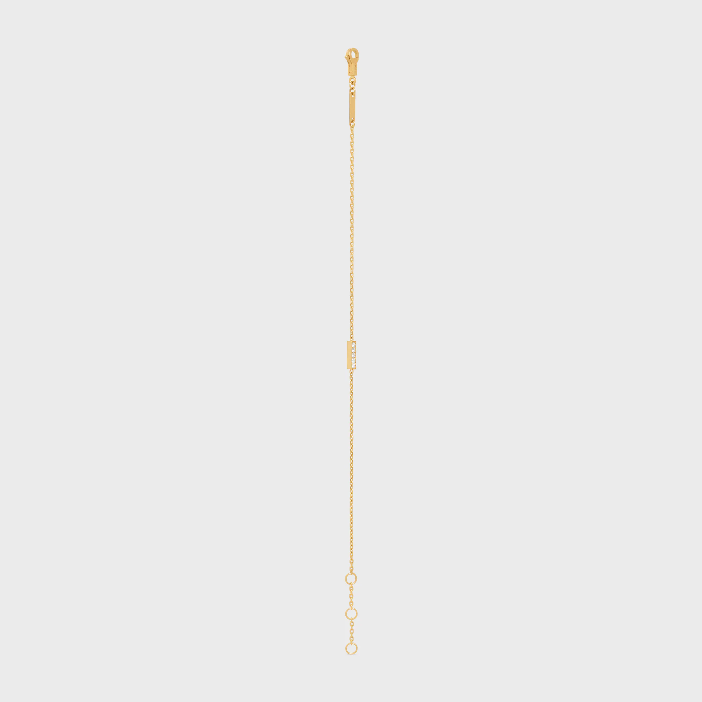 Celine Line Armband aus Gelbgold und Diamanten