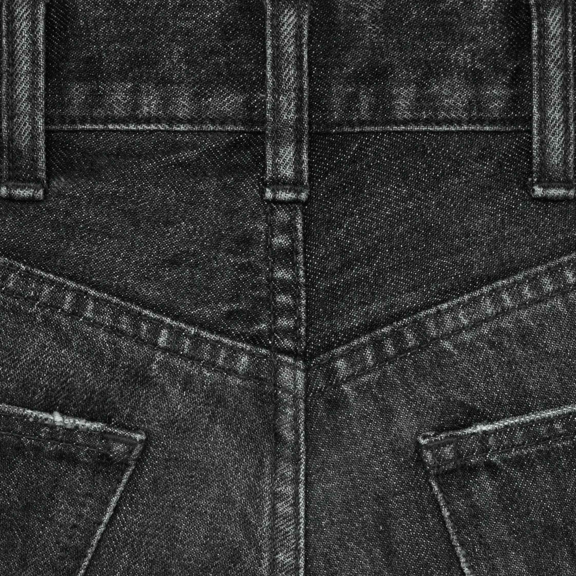 ausgestellte Surfwäschejeans in Black Ice Rinse Denim