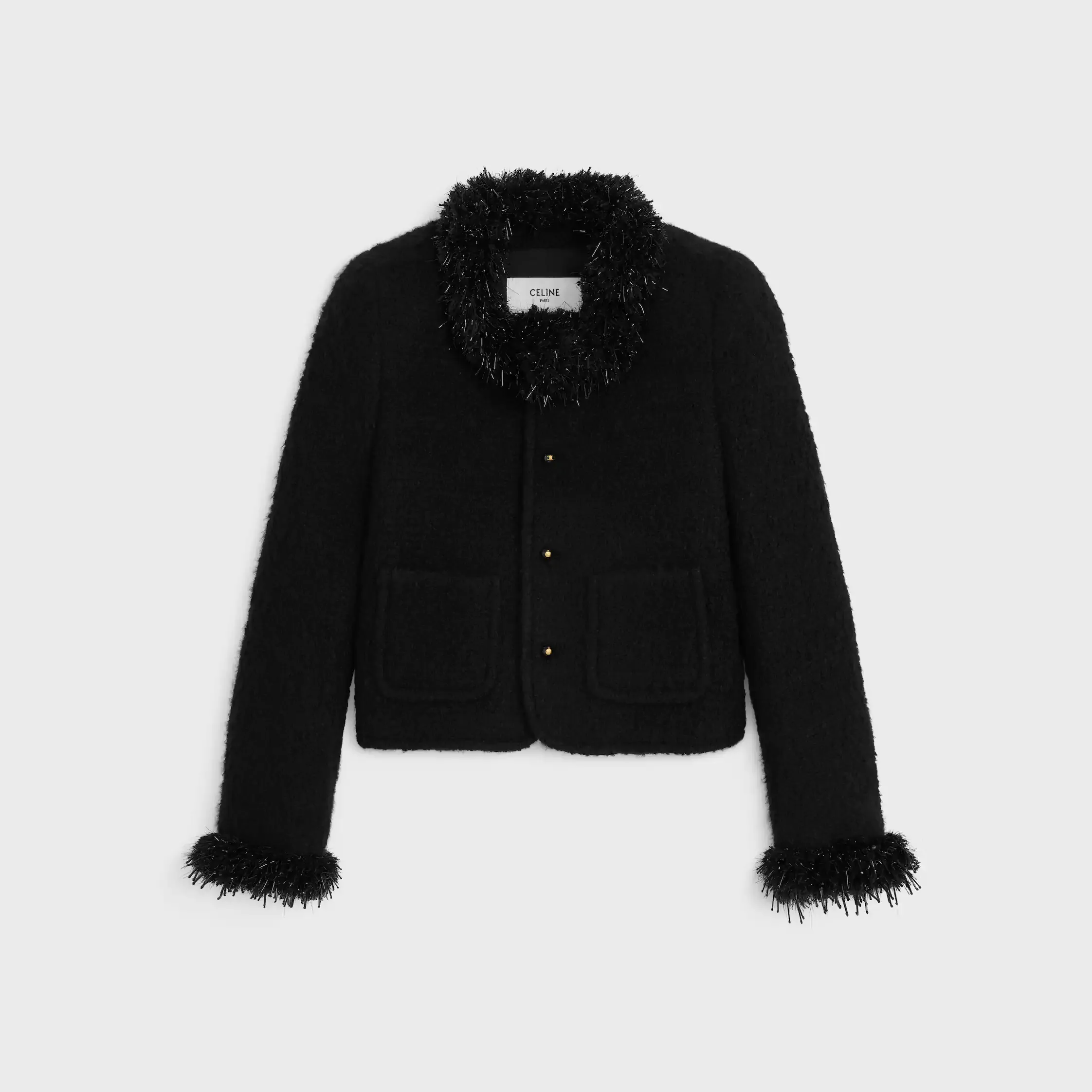 Chelsea-Jacke aus Kaschmir und Wolle natté