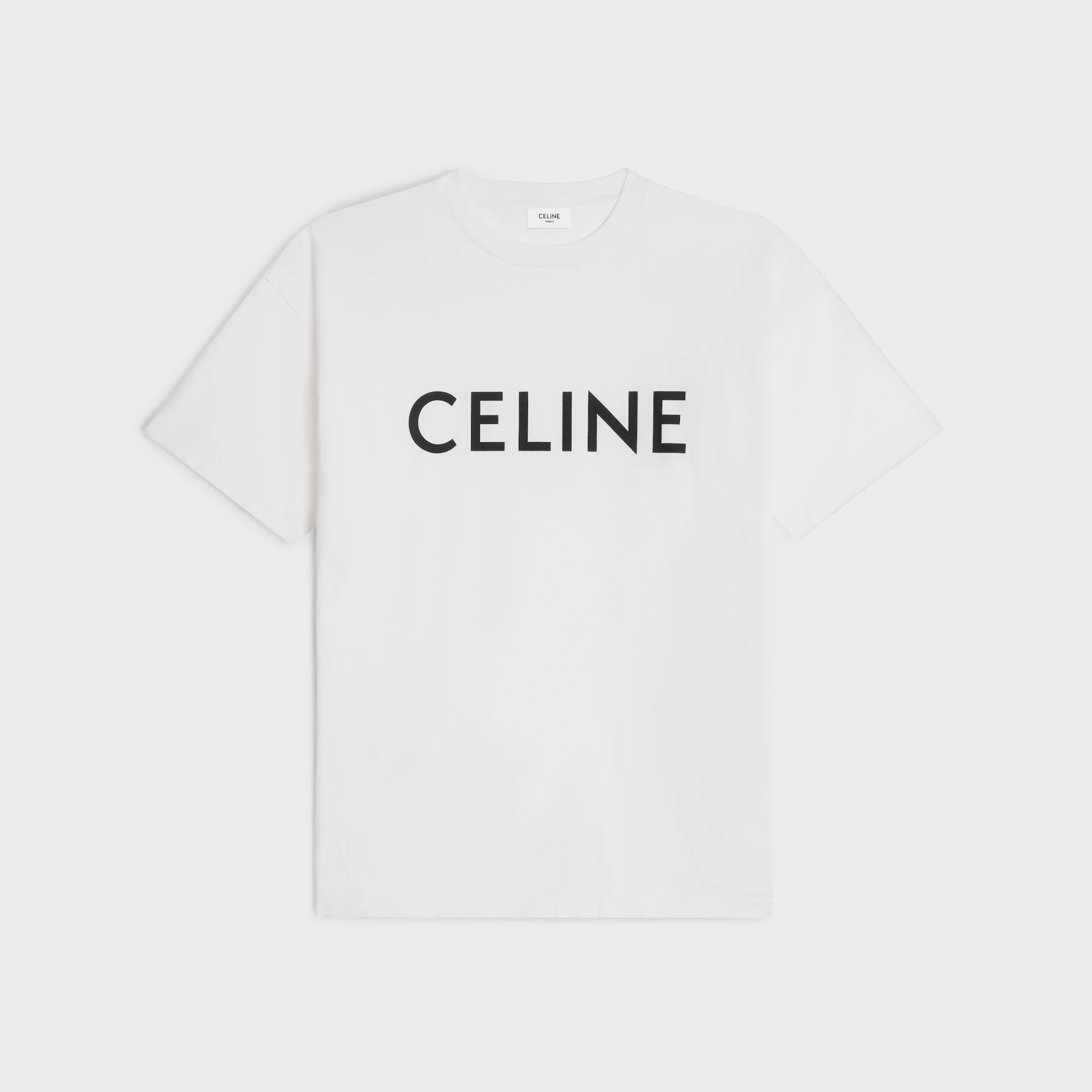 CELINE LOOSE T-SHIRT AUS BAUMWOLLJERSEY