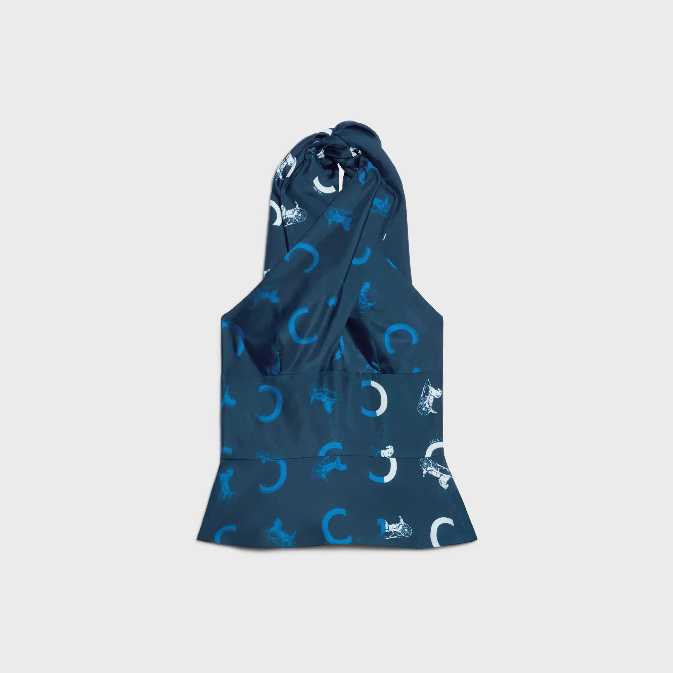 top in Seiden-Twill
