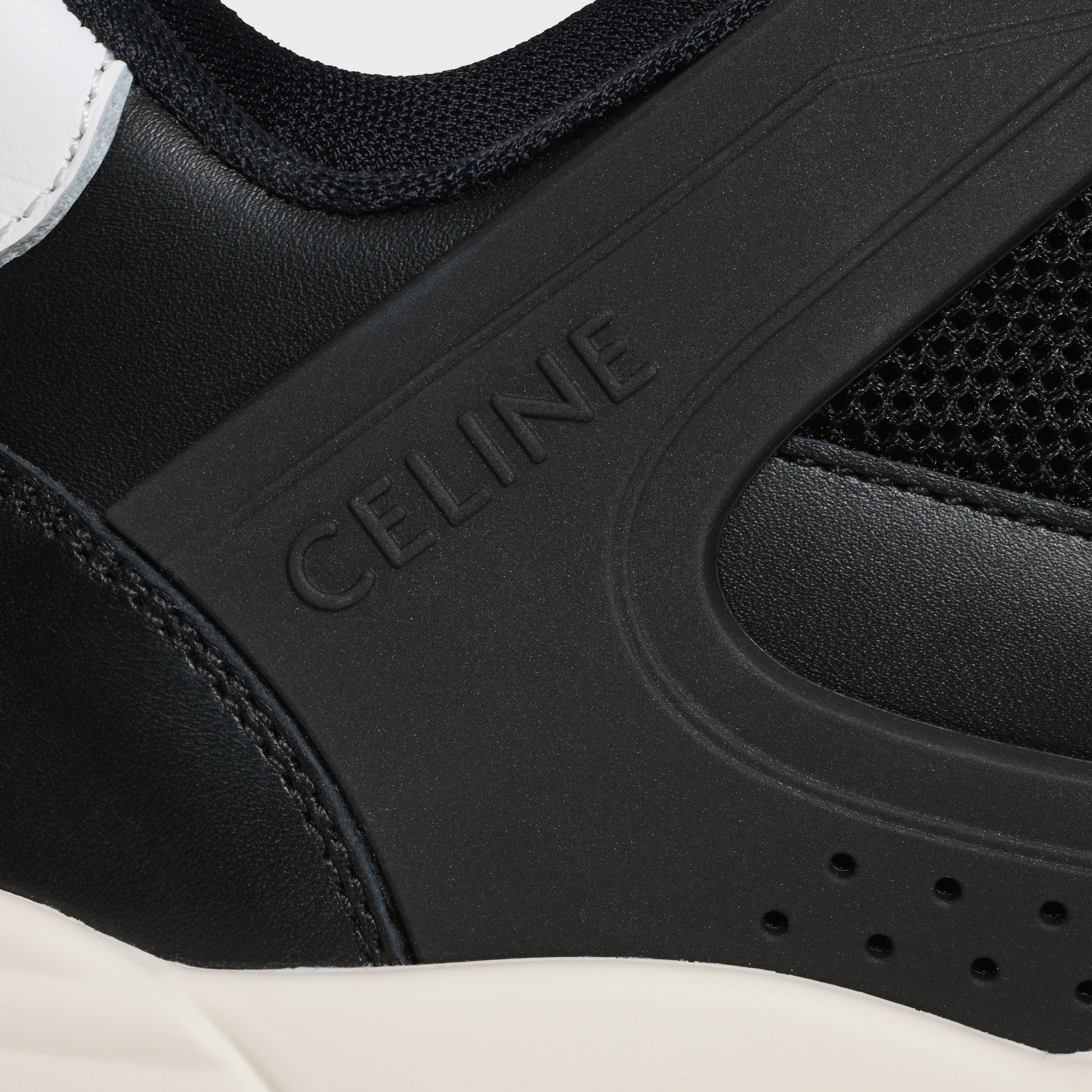 SNEAKER TRAINER CT-09 AUS KALBSLEDER UND NETZ