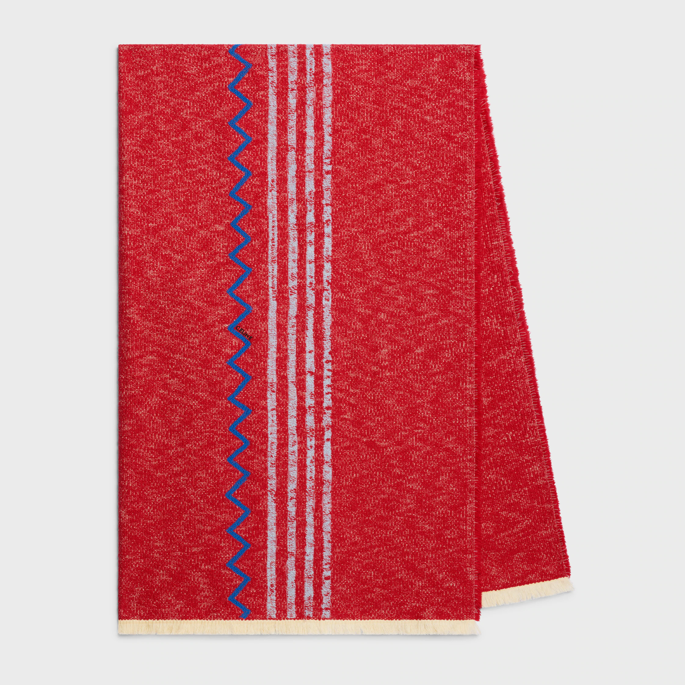 Fouta aus besticktem Baumwollgewebe