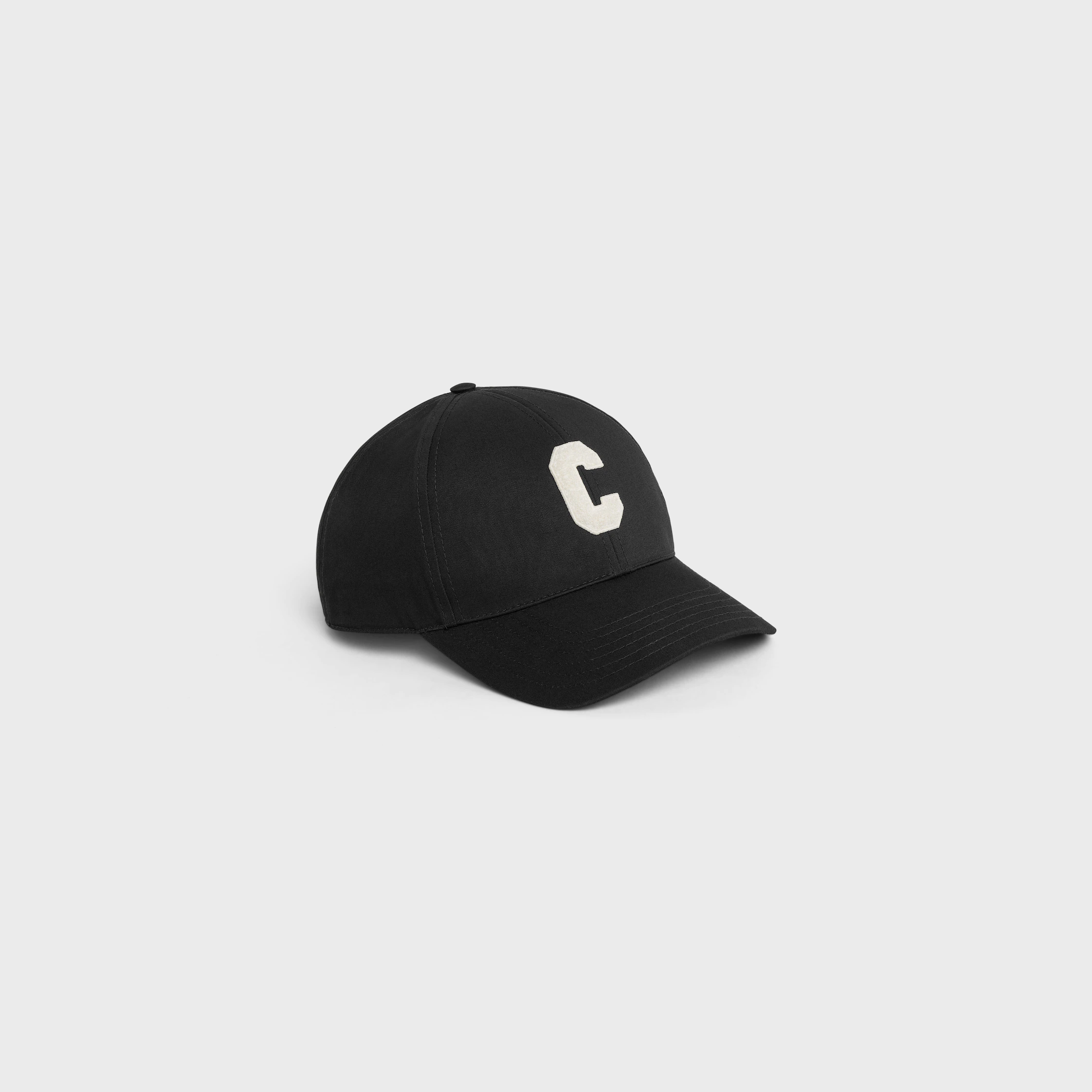 Initial-Baseballcap aus Baumwolle