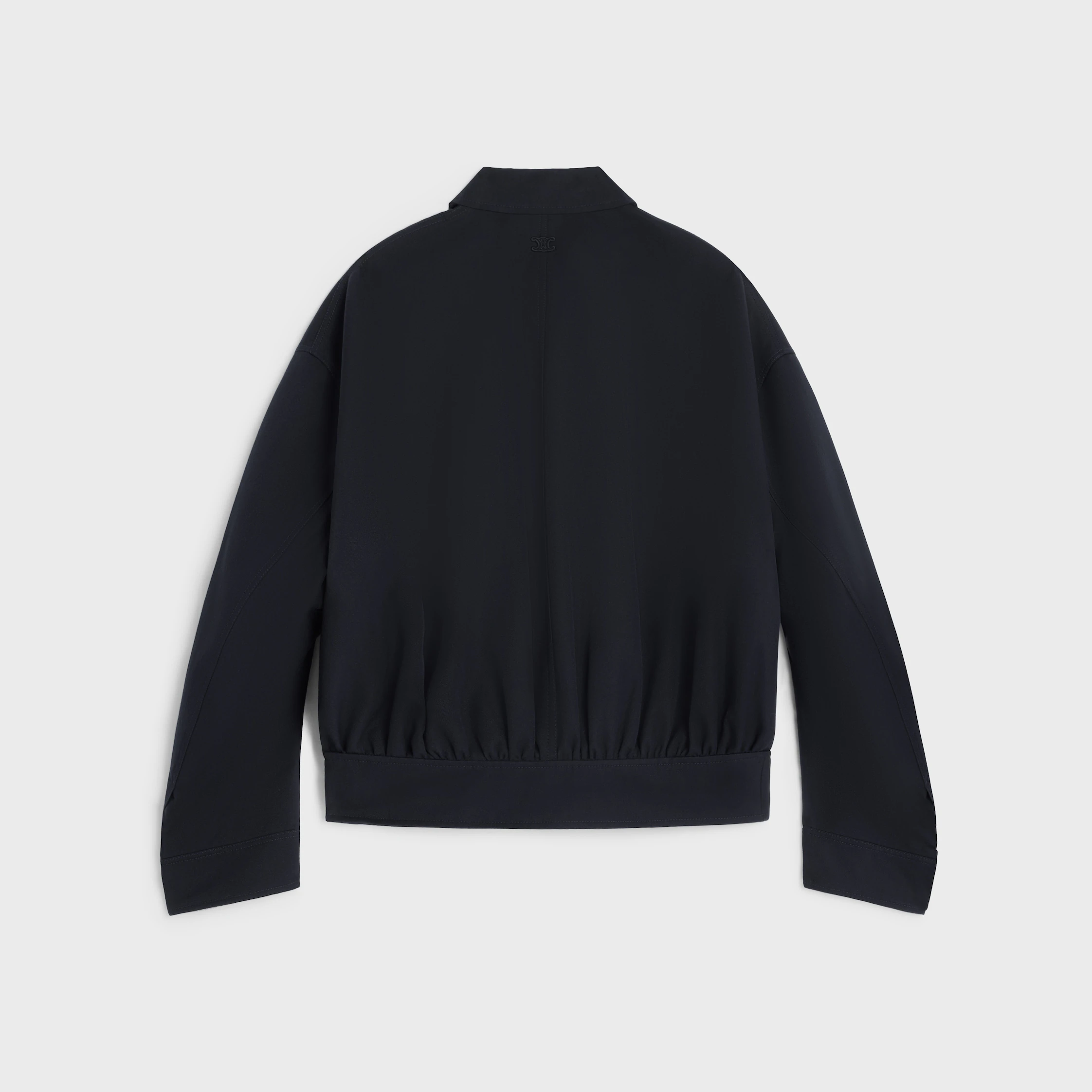 Jacke aus Woll- und Baumwollgabardine