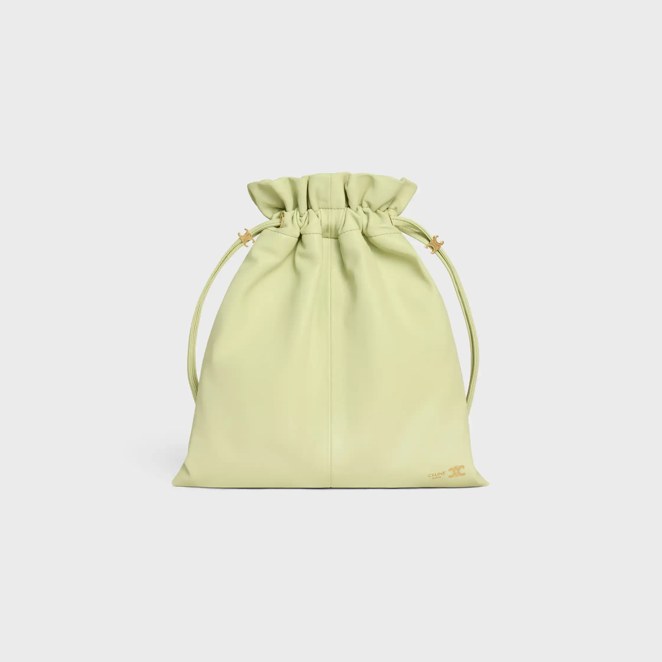 KLEINE POUCH AUS LAMMLEDER