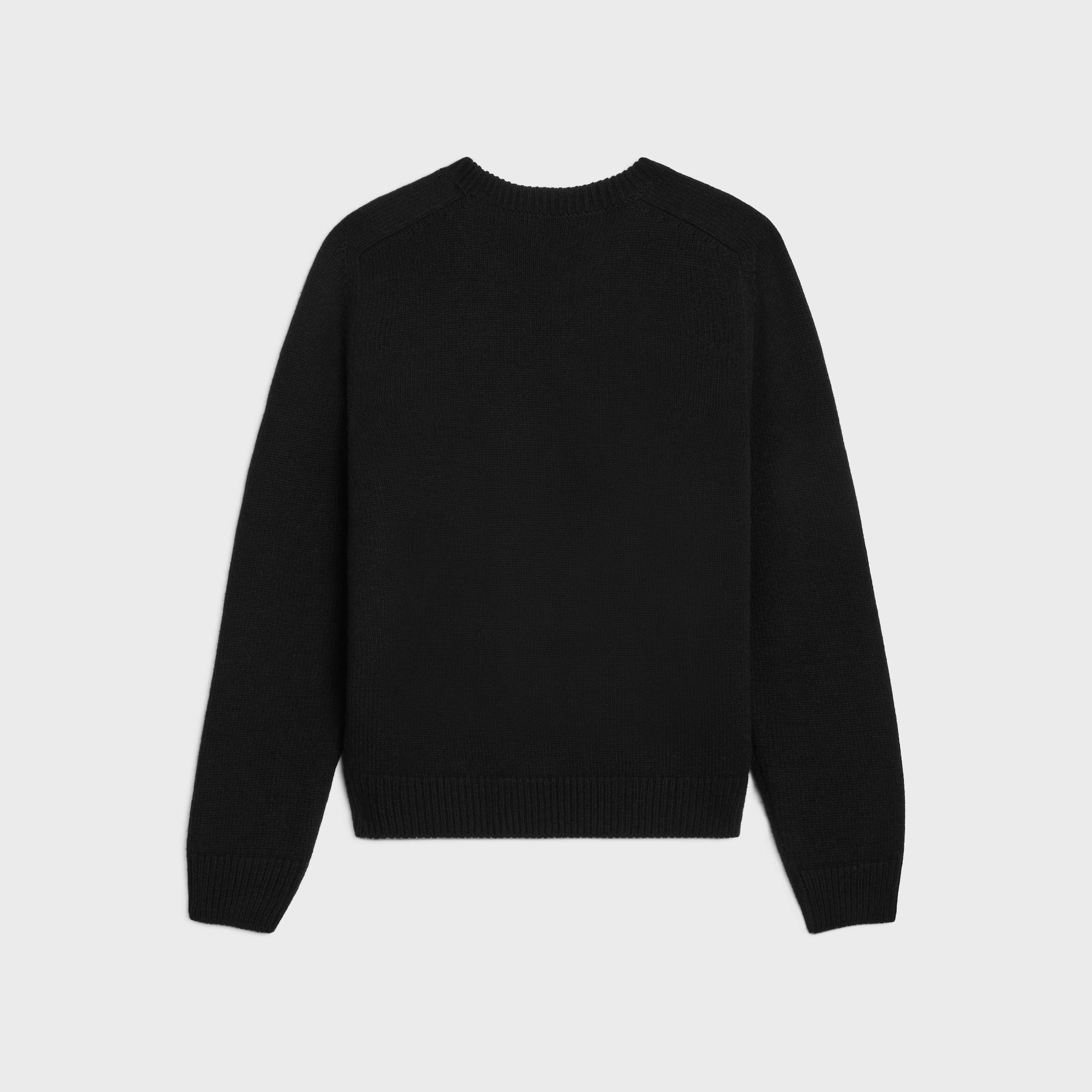 Pullover mit Rundhals in Wolle und Kaschmir