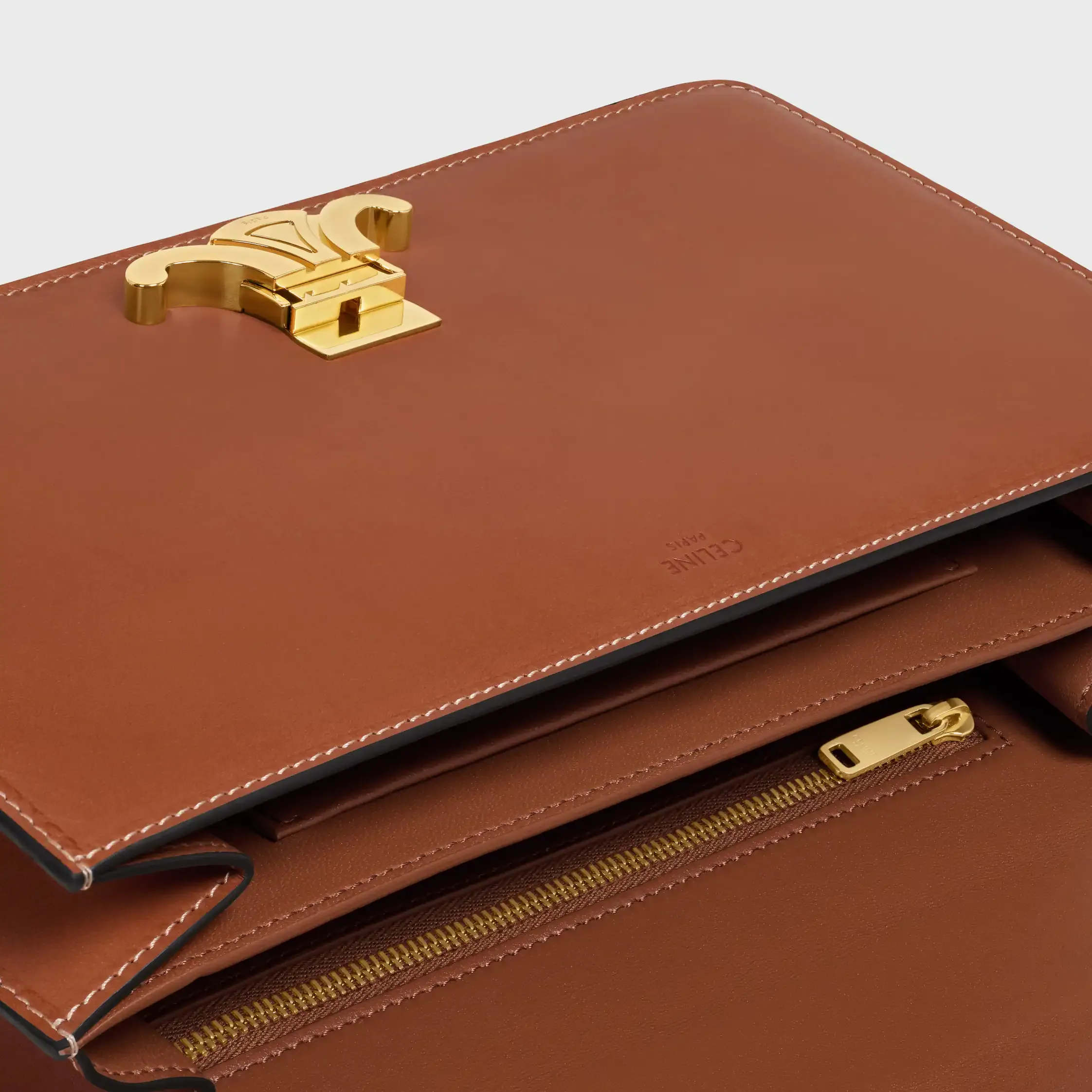 MEDIUM TRIOMPHE FOLIO IN Natürlicher Kalbsleder