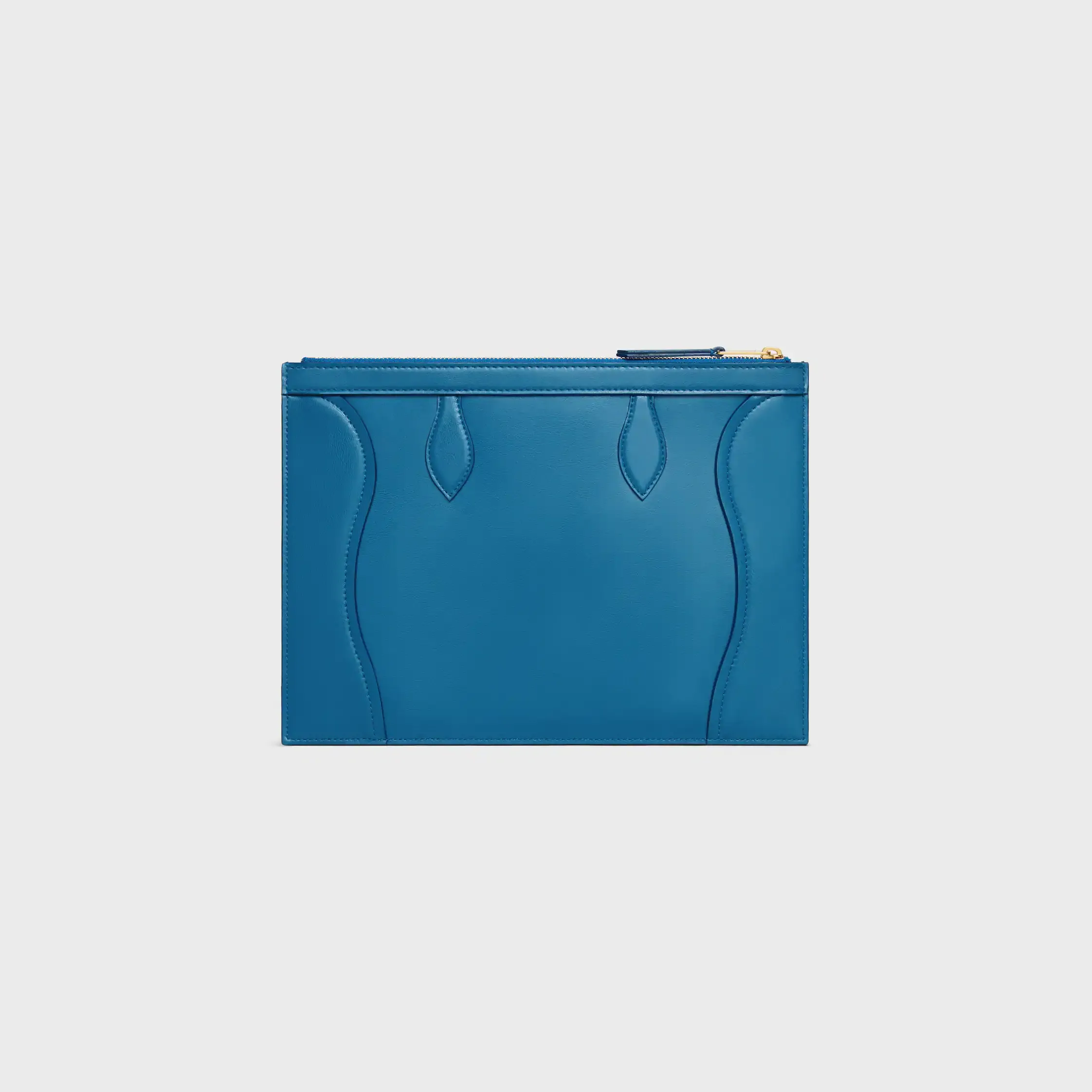 MITTELGROßE TASCHE AUS GLÄNZENDEM KALBSLEDER