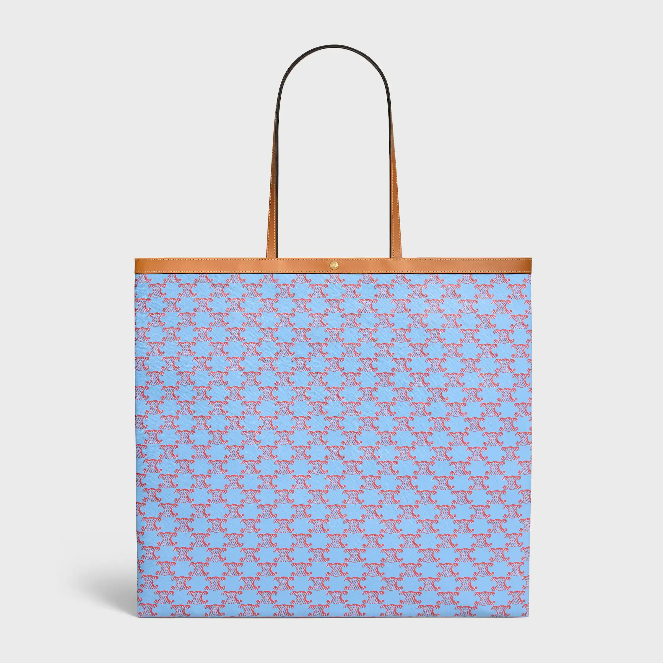 GROßE FLACHE EINKAUFS-TASCHE AUS Triomphe-Canvas