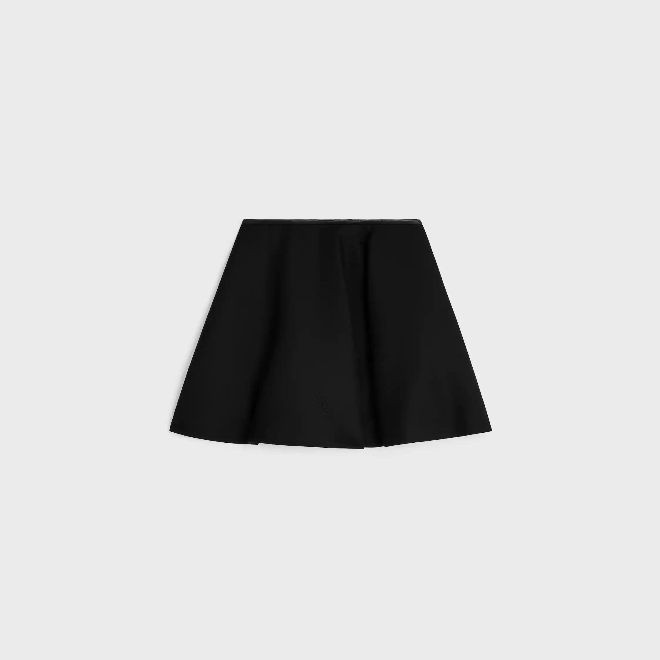 Peplum-Rock in Mohair-Wolle