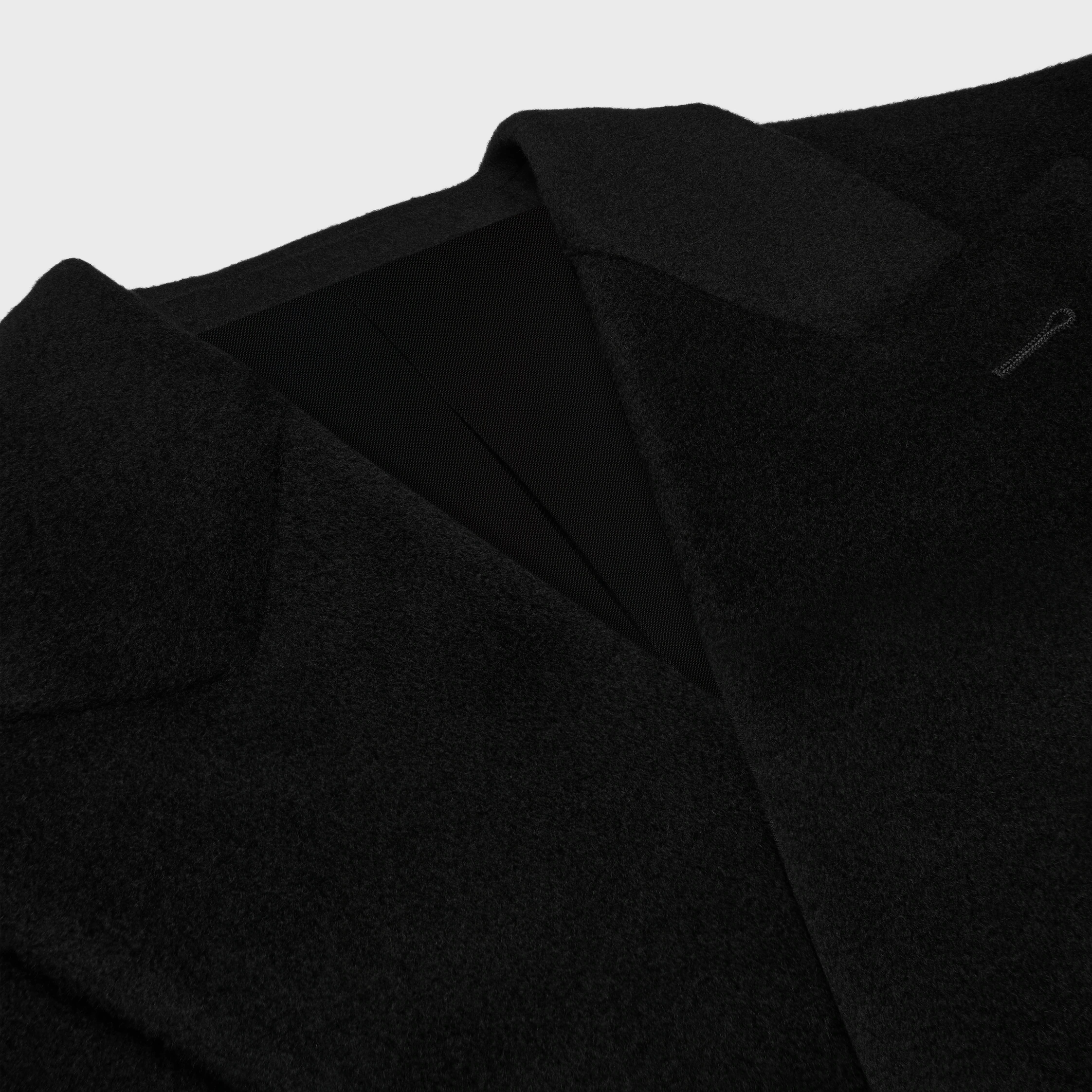 Kolonne Mantel aus Wollstoff