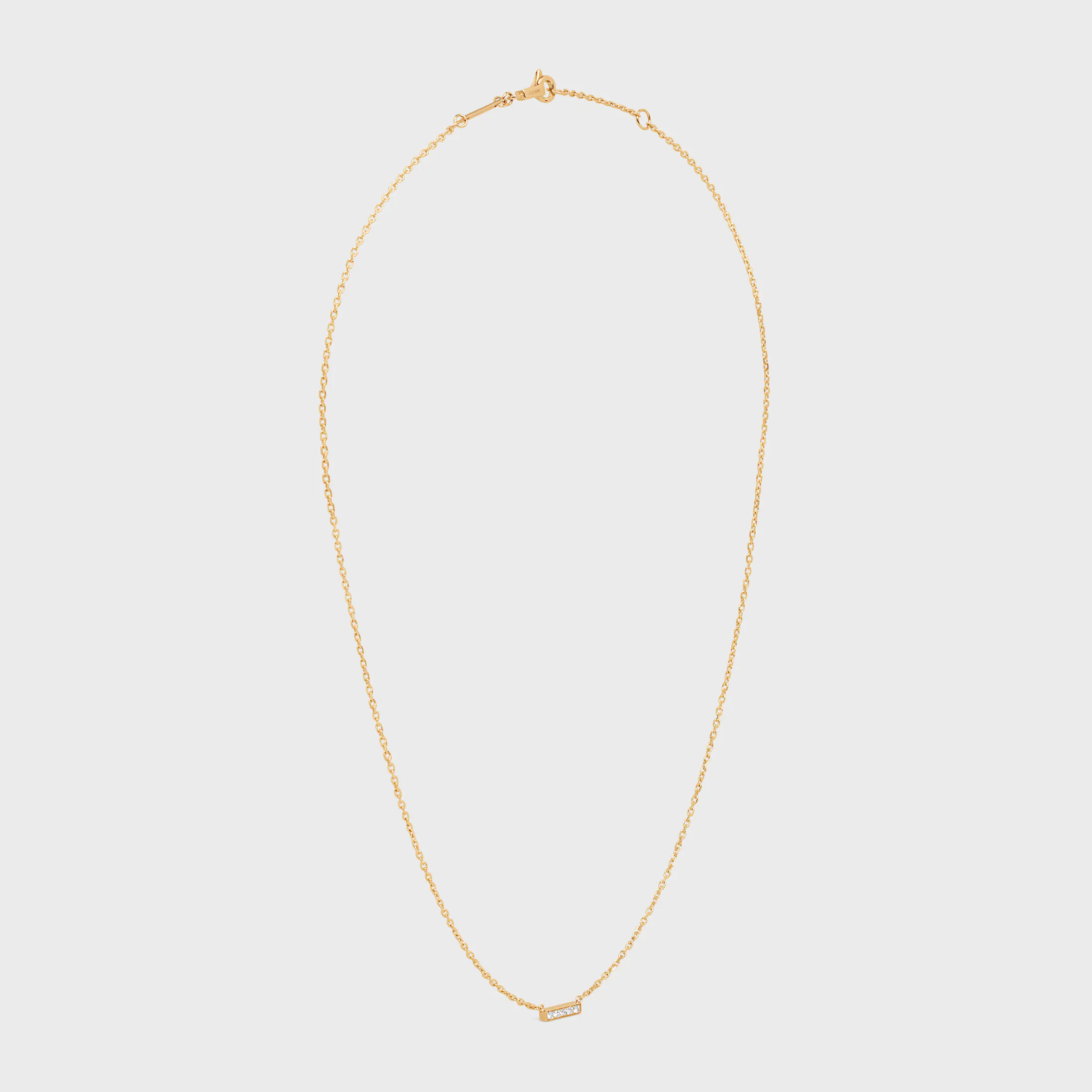 Celine Line Halskette aus Gelbgold und Diamanten