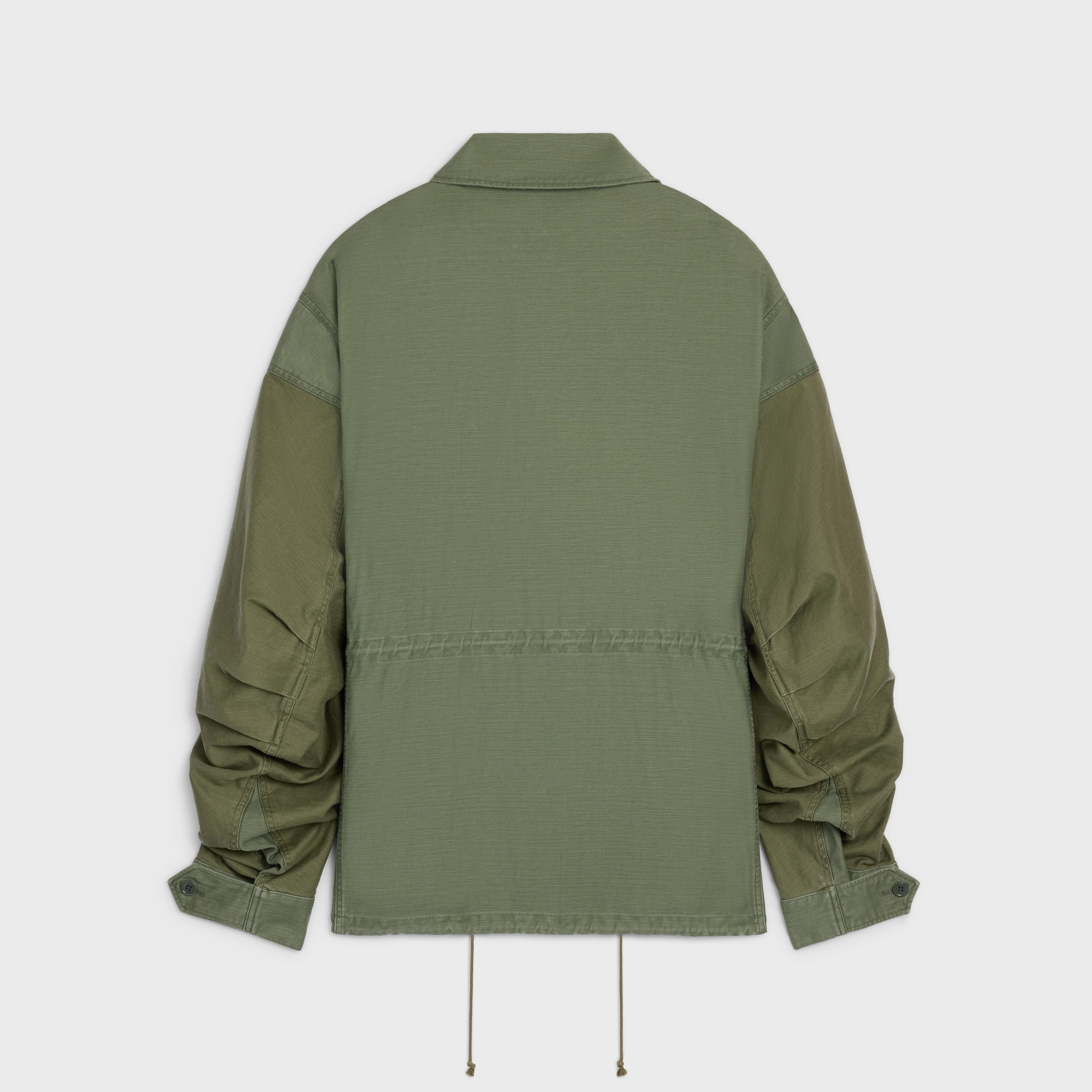 Parka aus Baumwollsatinstoff