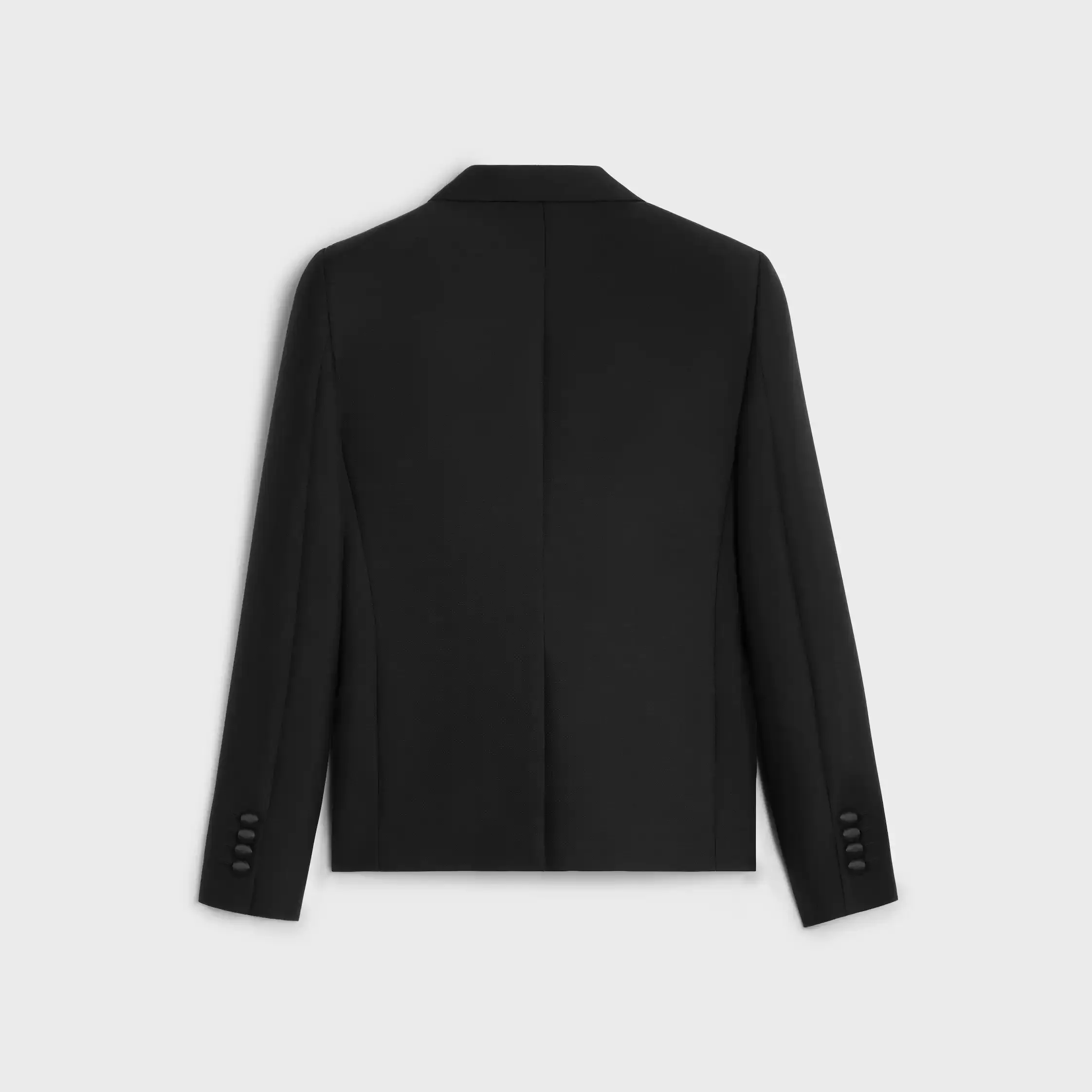kurze Smokingjacke aus Wolle und Mohair