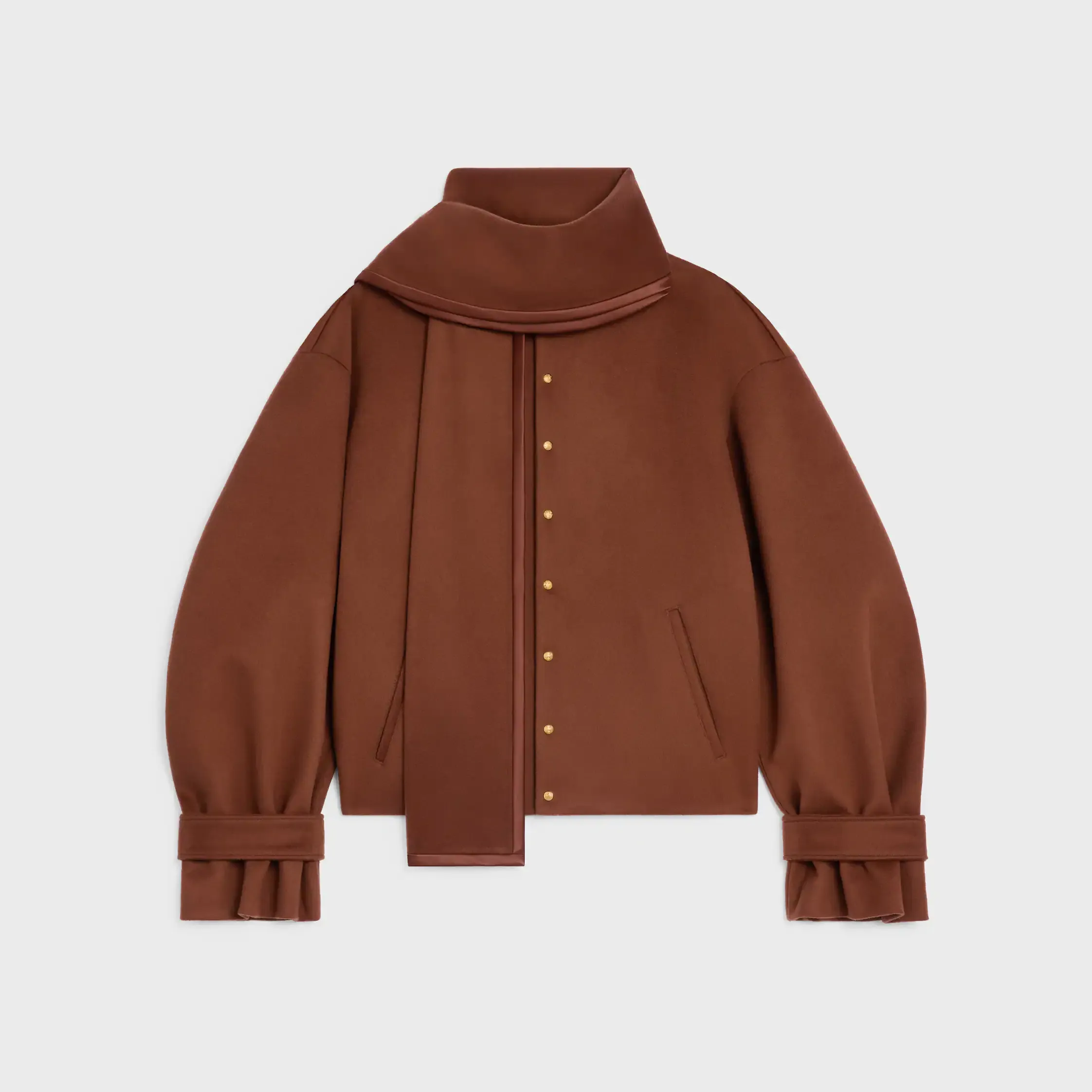 Schaljacke aus Wollstoff