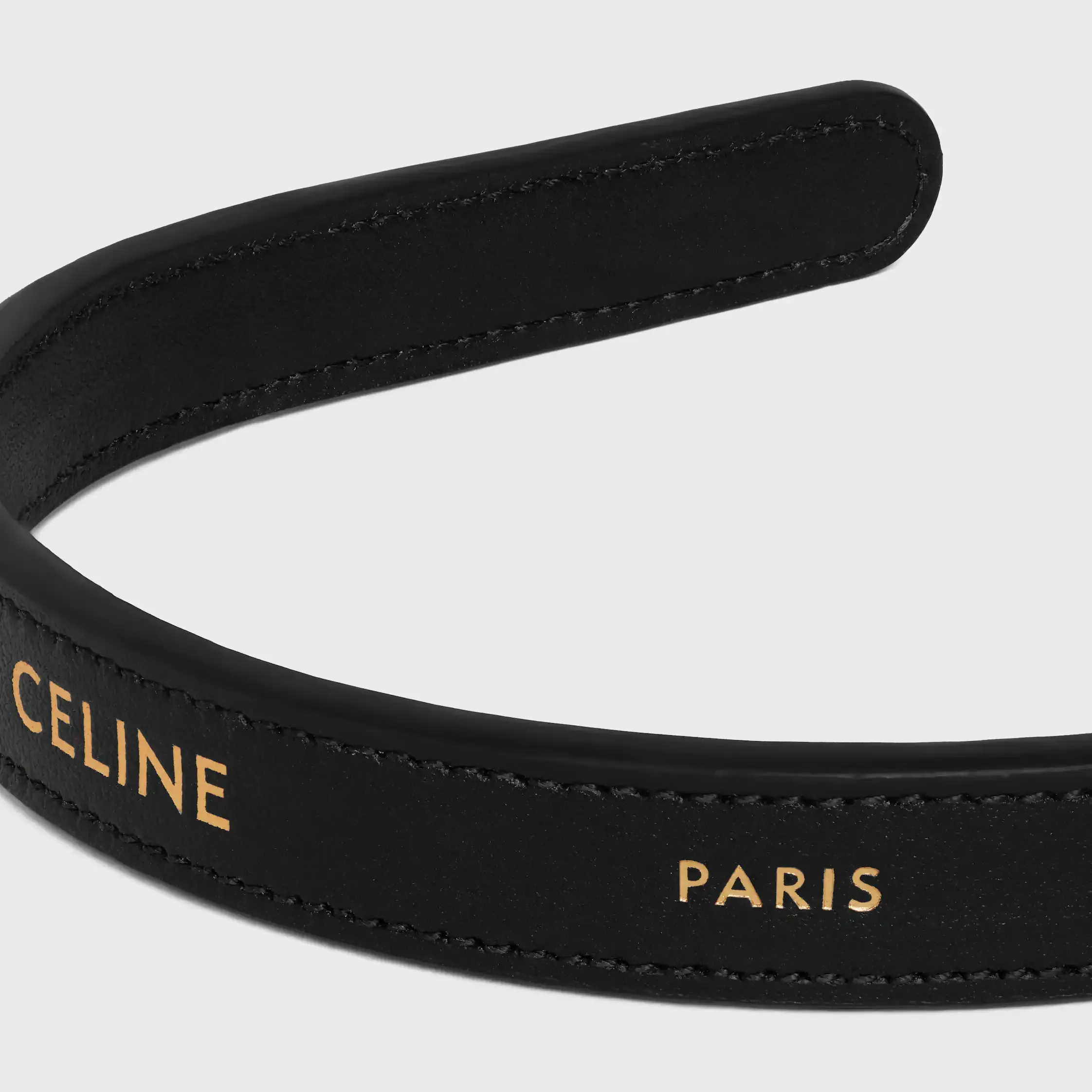 Celine Paris dünner Stirnband aus Kalbsleder