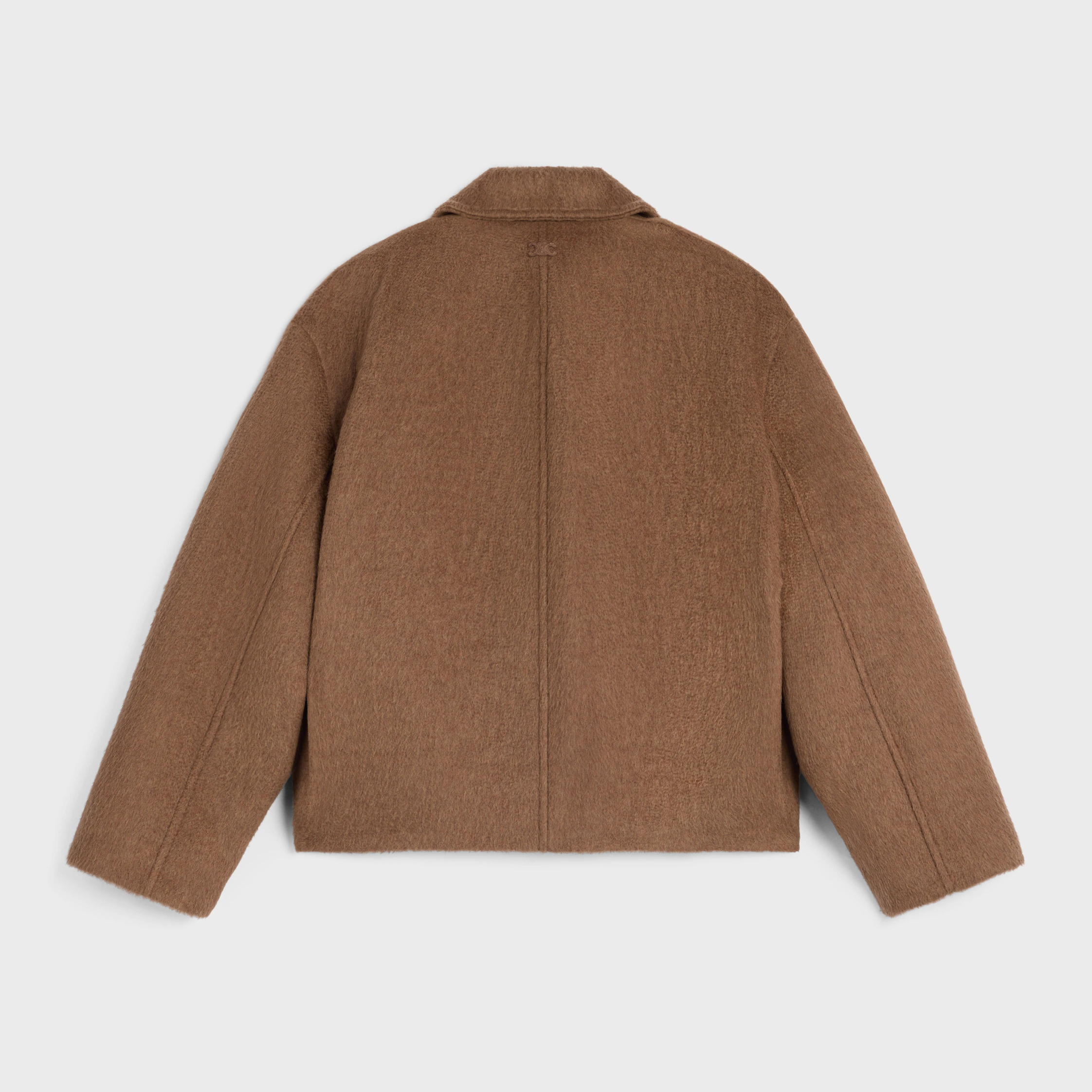 Jacke IN Doppelstrick aus Kaschmir und Kamelhaar