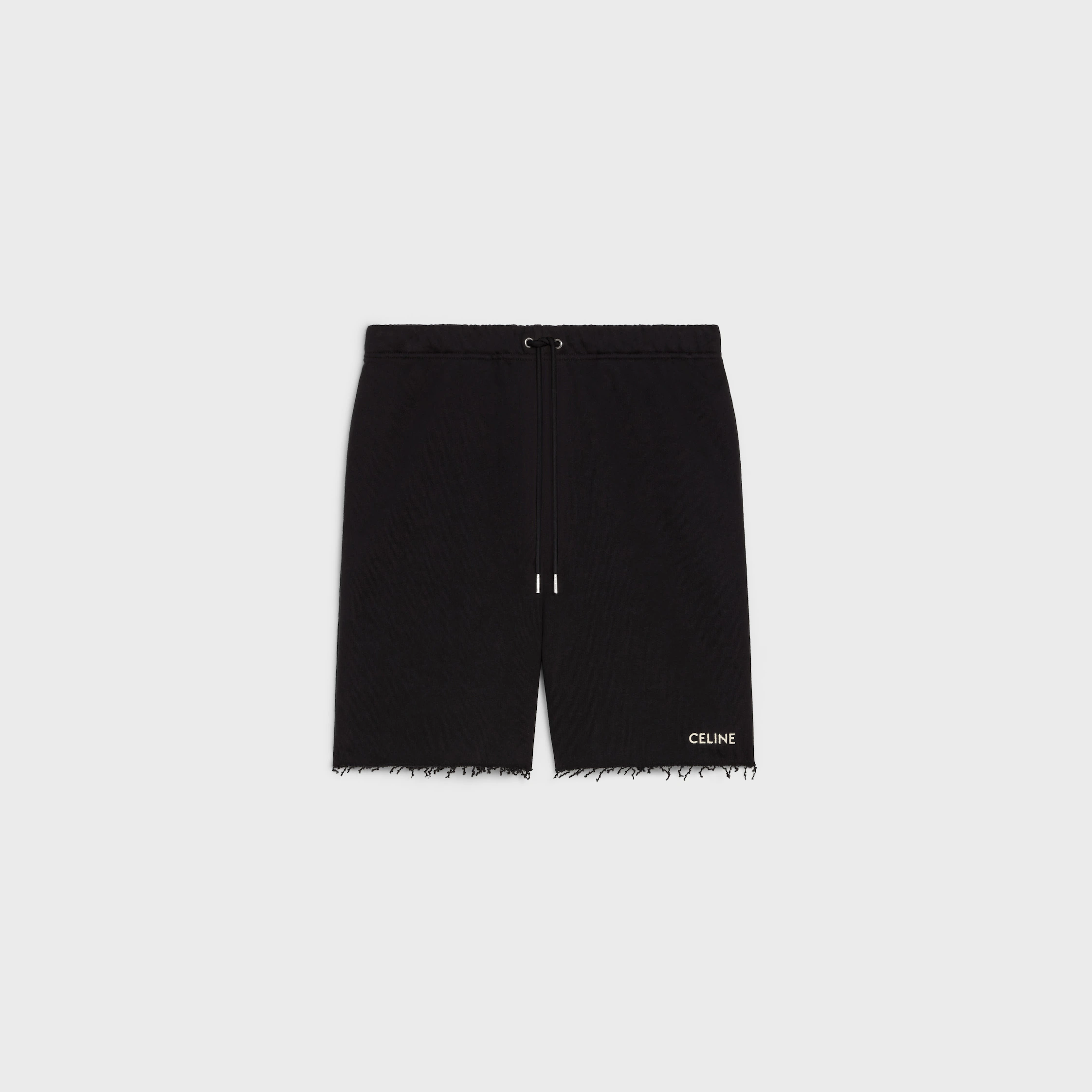 Celine Shorts aus Baumwollfleece