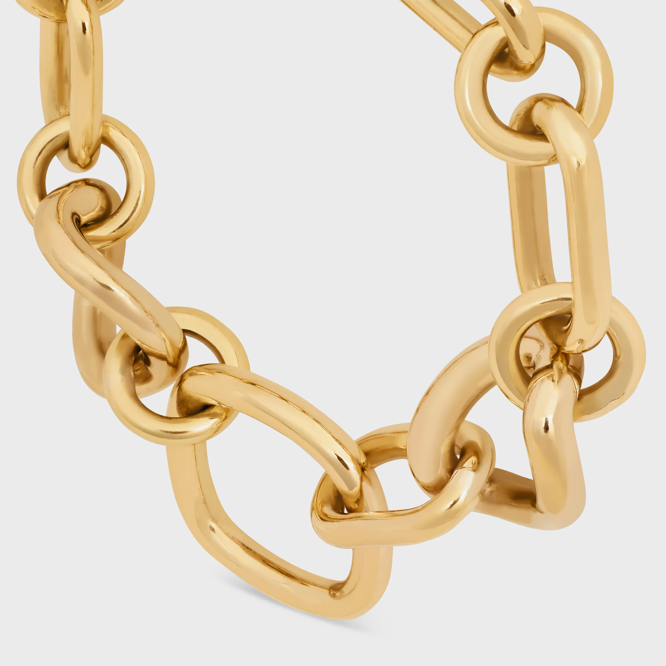 CHARMS MODERN DÜNN GOURMETTE AUS BRONZE MIT GOLDFINISH